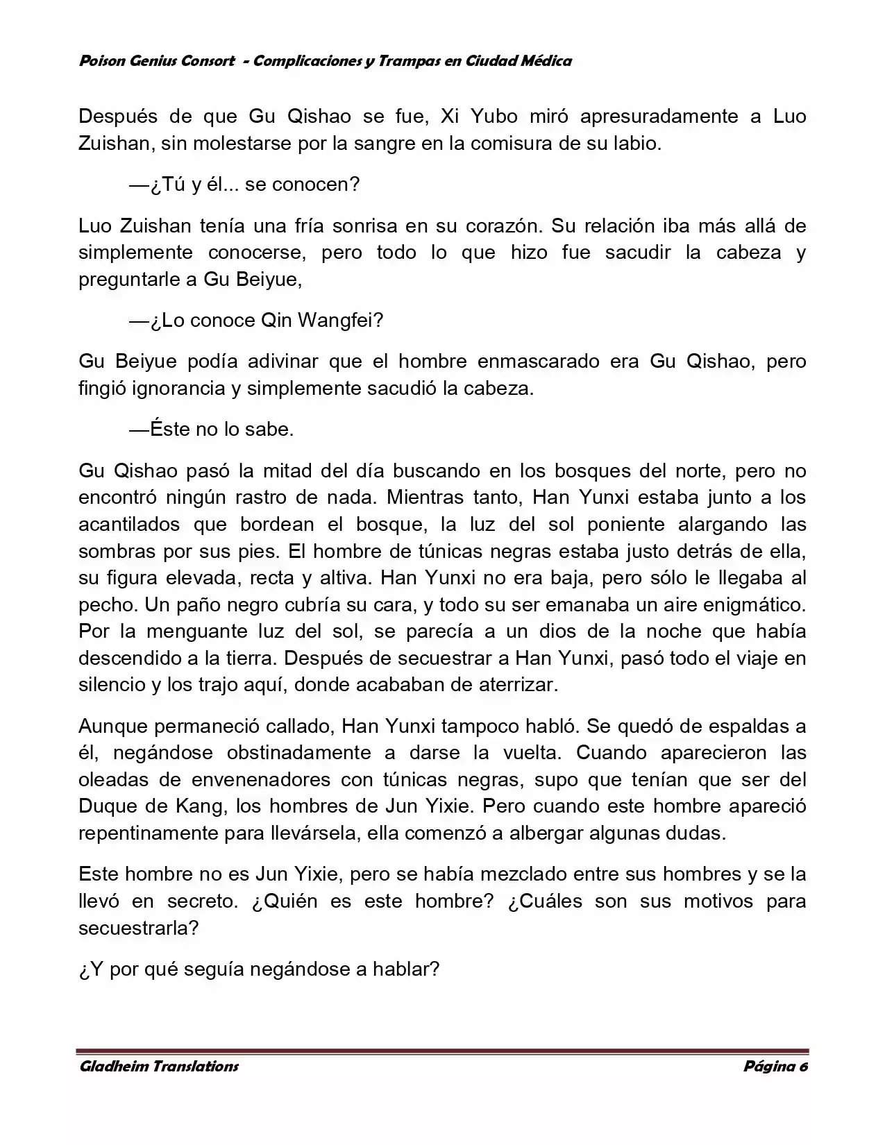 Poison Genious Consort (Novela) - Capítulo 229 - Página 6 - LectorTMOo
