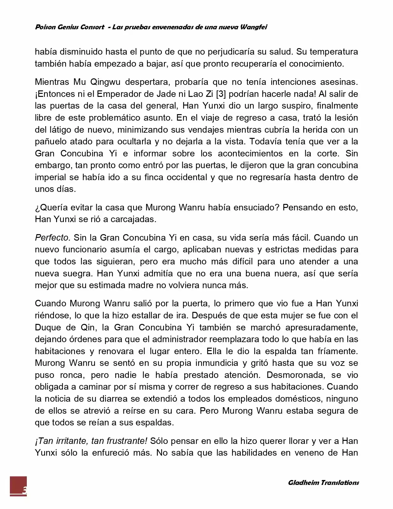 Poison Genious Consort (Novela) - Capítulo 23 - Página 3 - LectorTMOo