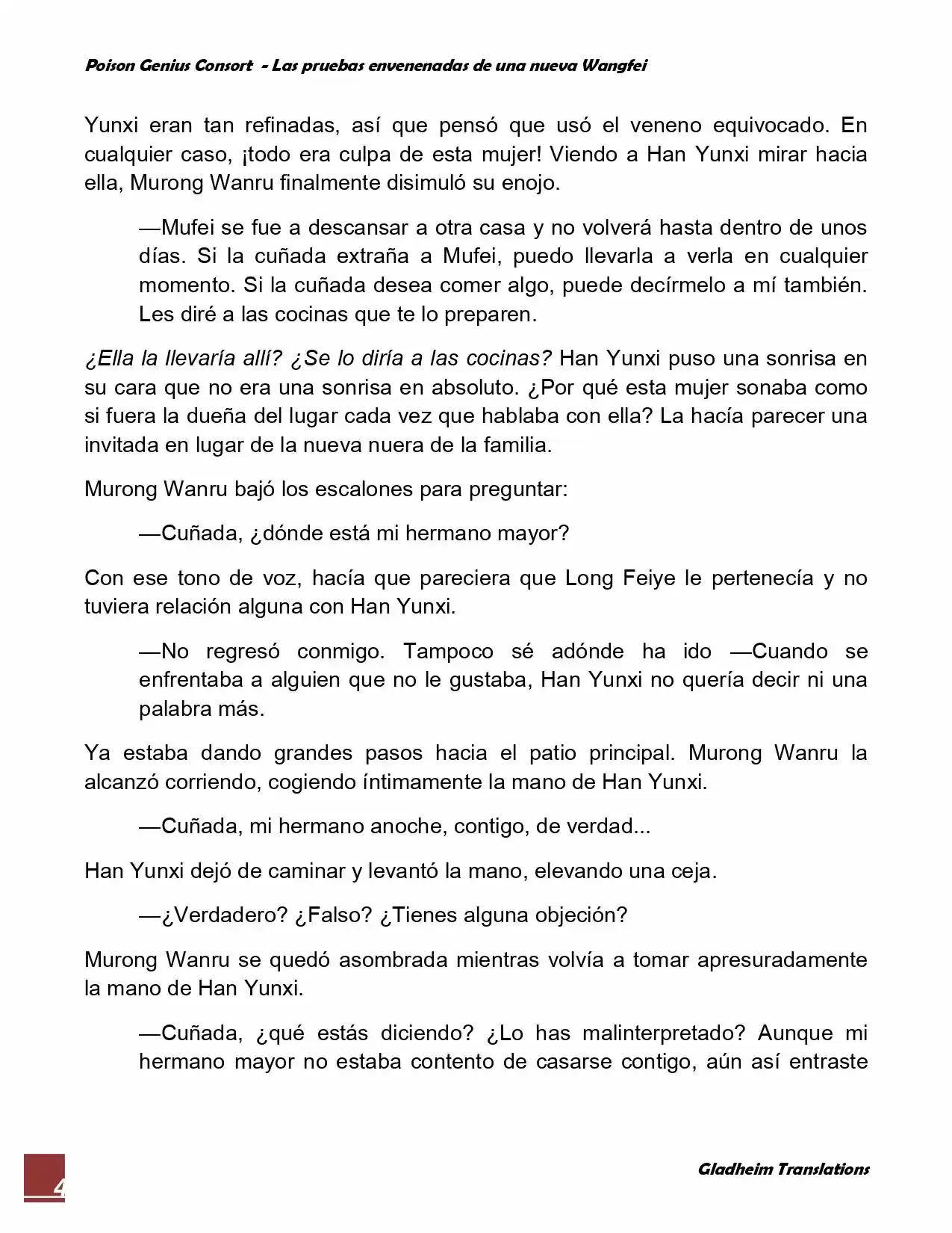 Poison Genious Consort (Novela) - Capítulo 23 - Página 4 - LectorTMOo