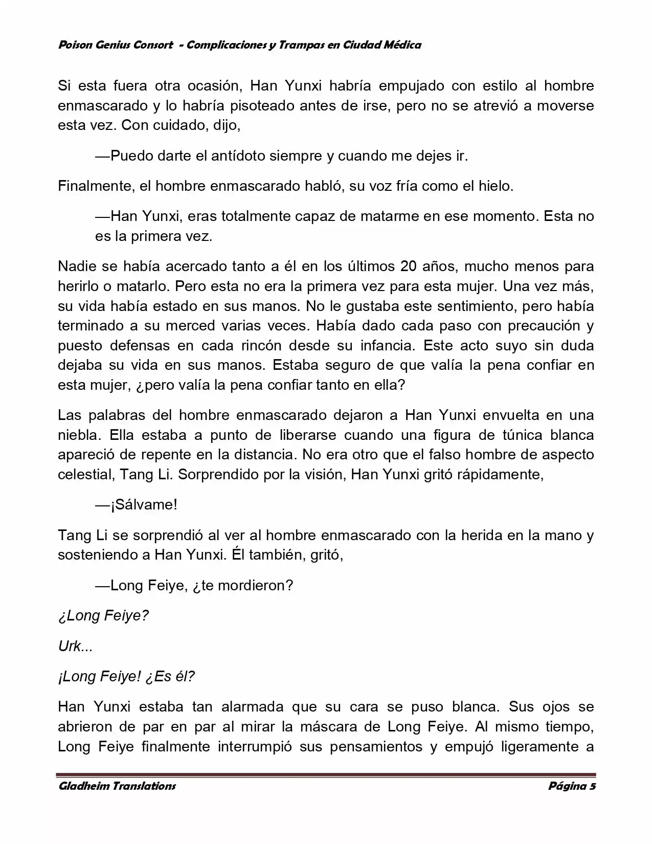 Poison Genious Consort (Novela) - Capítulo 230 - Página 4 - LectorTMOo