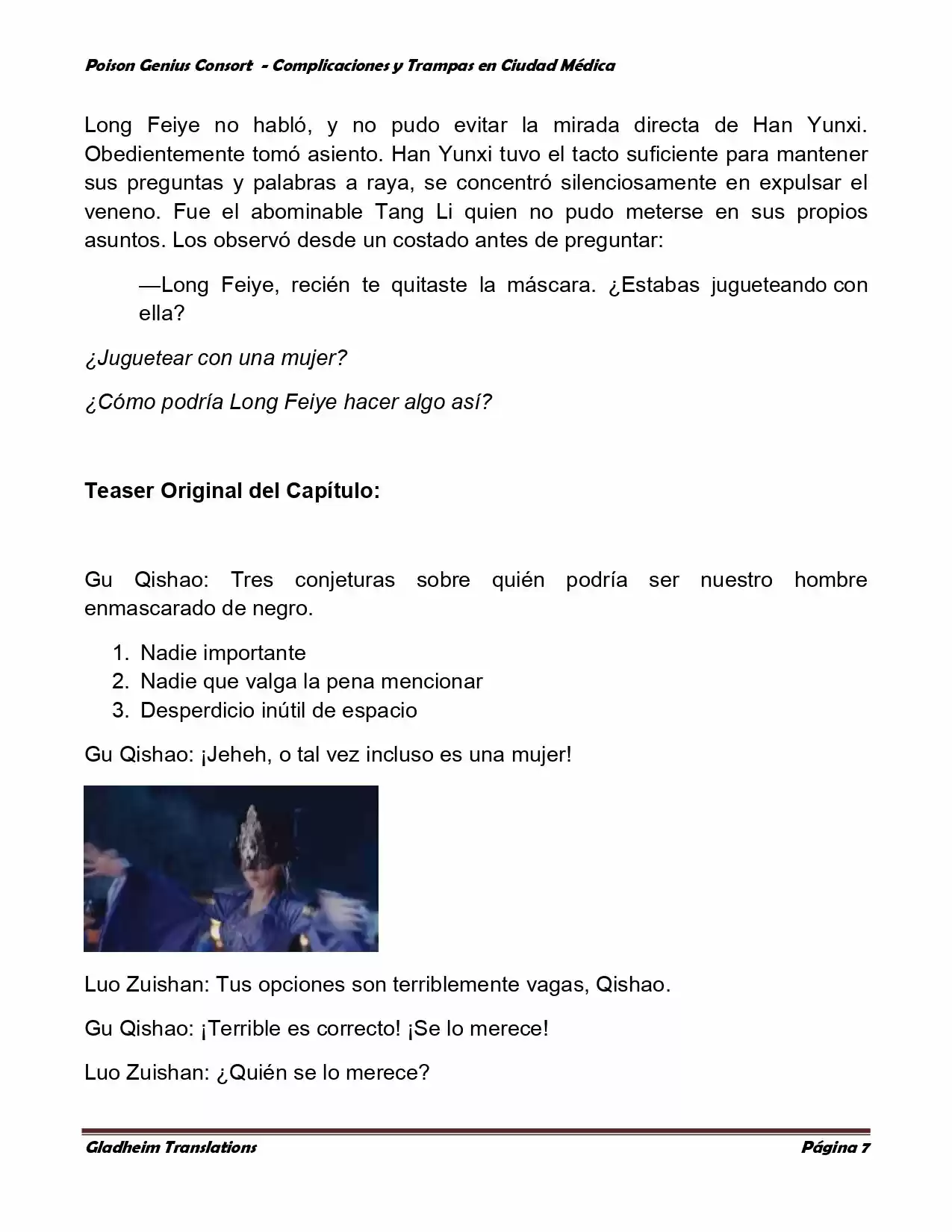 Poison Genious Consort (Novela) - Capítulo 230 - Página 6 - LectorTMOo
