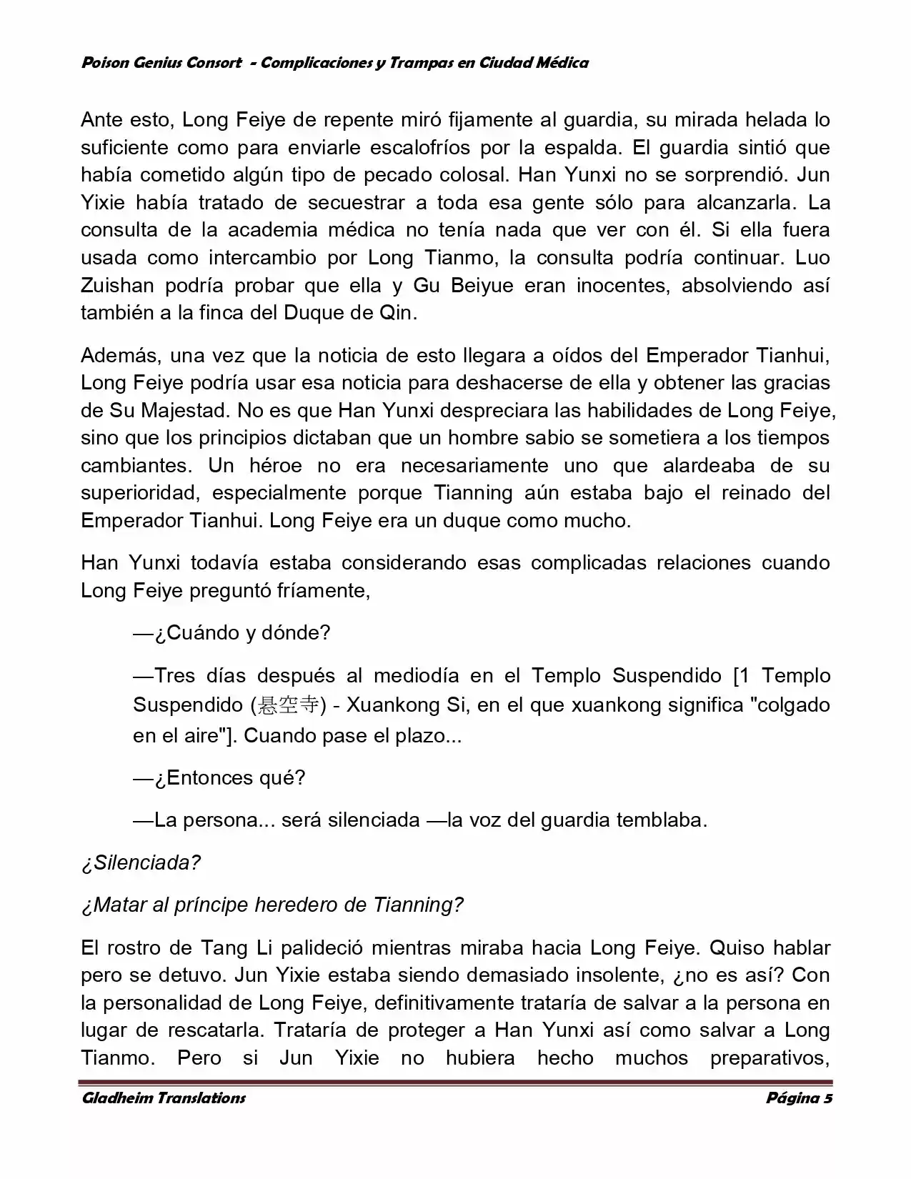 Poison Genious Consort (Novela) - Capítulo 231 - Página 4 - LectorTMOo