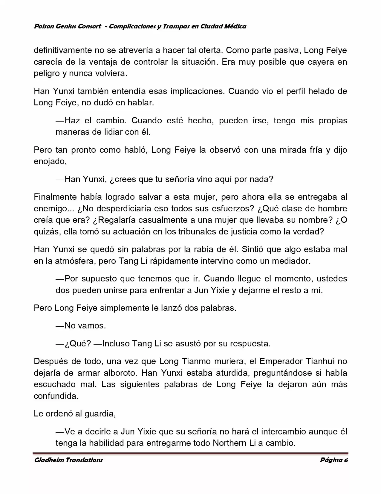 Poison Genious Consort (Novela) - Capítulo 231 - Página 5 - LectorTMOo