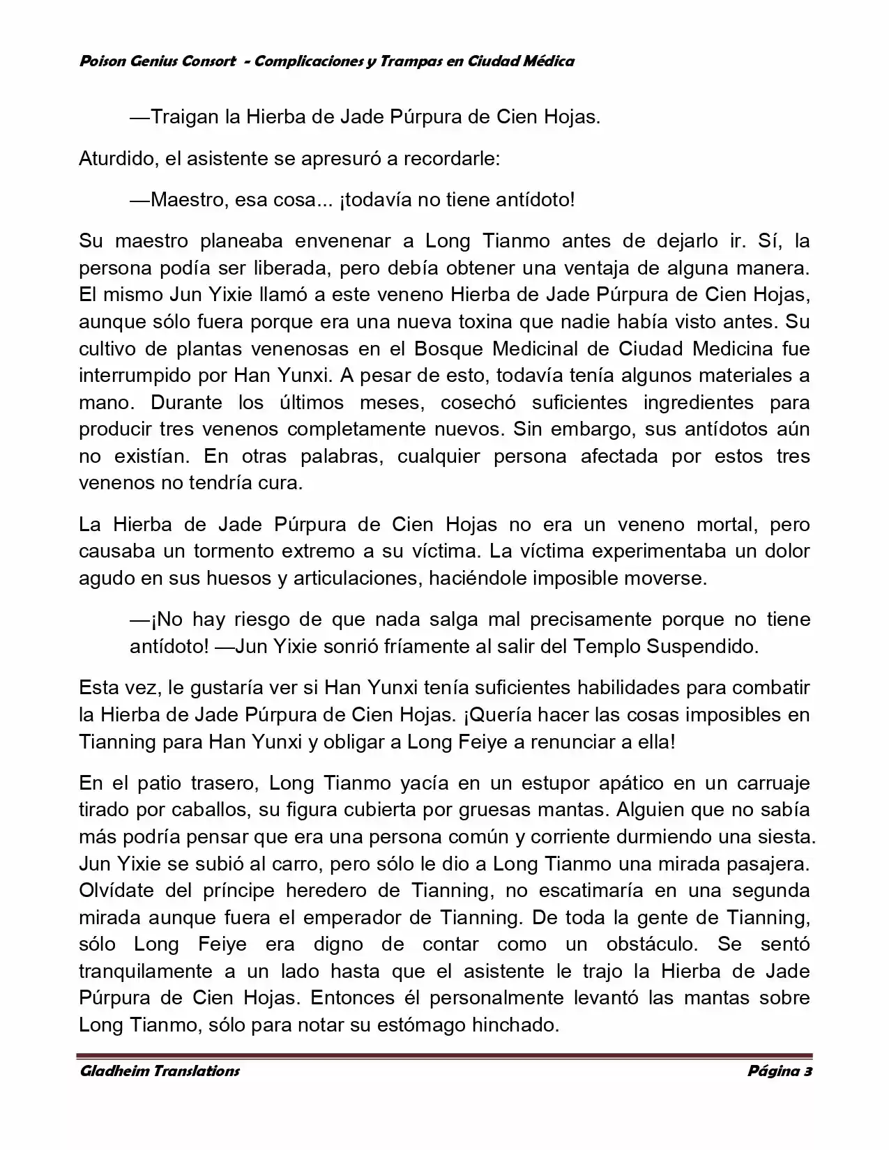 Poison Genious Consort (Novela) - Capítulo 232 - Página 3 - LectorTMOo