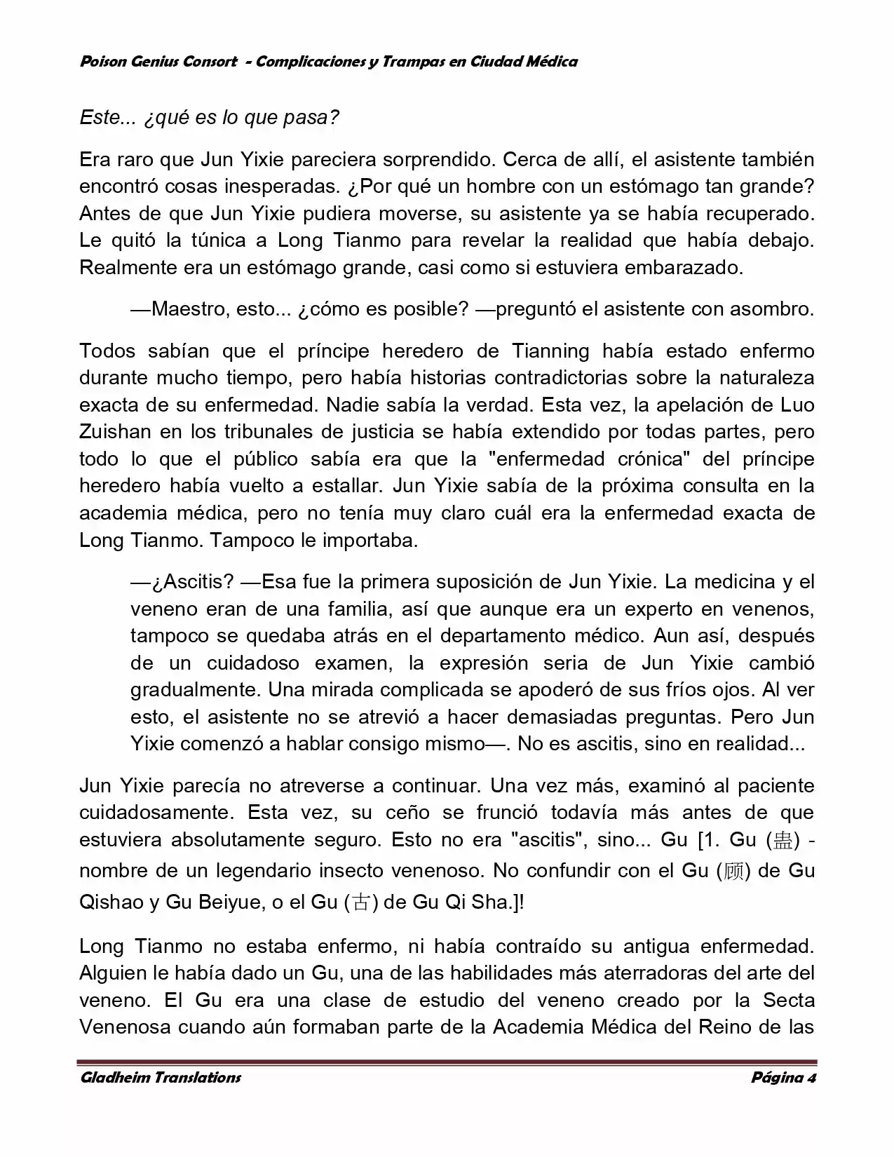 Poison Genious Consort (Novela) - Capítulo 232 - Página 4 - LectorTMOo