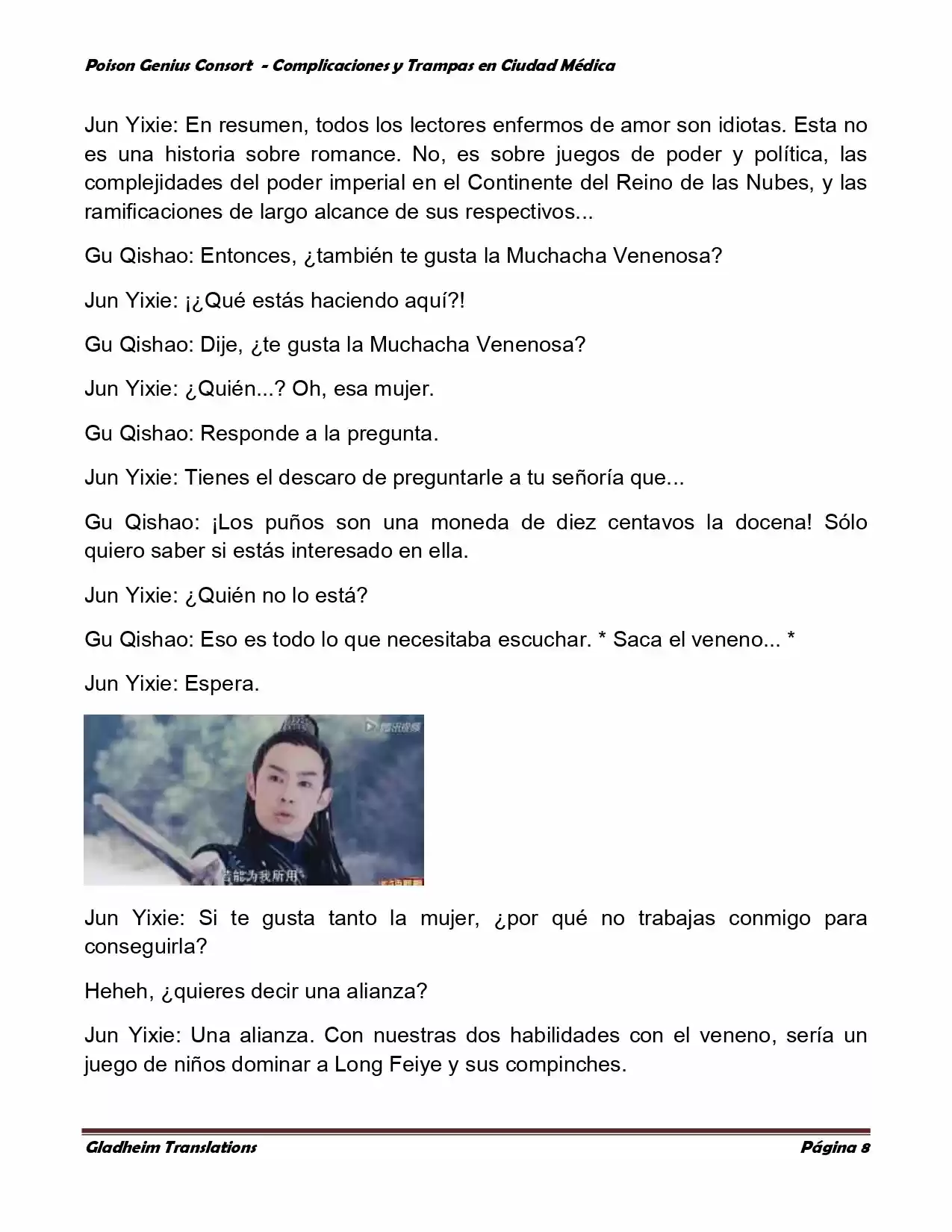 Poison Genious Consort (Novela) - Capítulo 232 - Página 8 - LectorTMOo