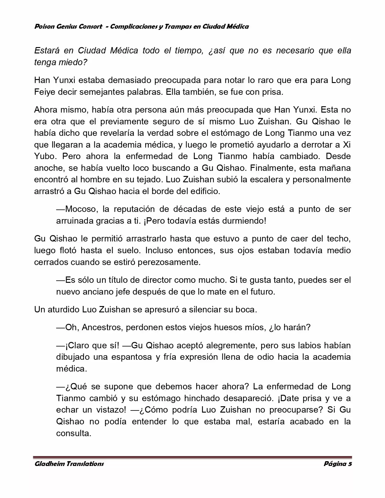 Poison Genious Consort (Novela) - Capítulo 234 - Página 5 - LectorTMOo