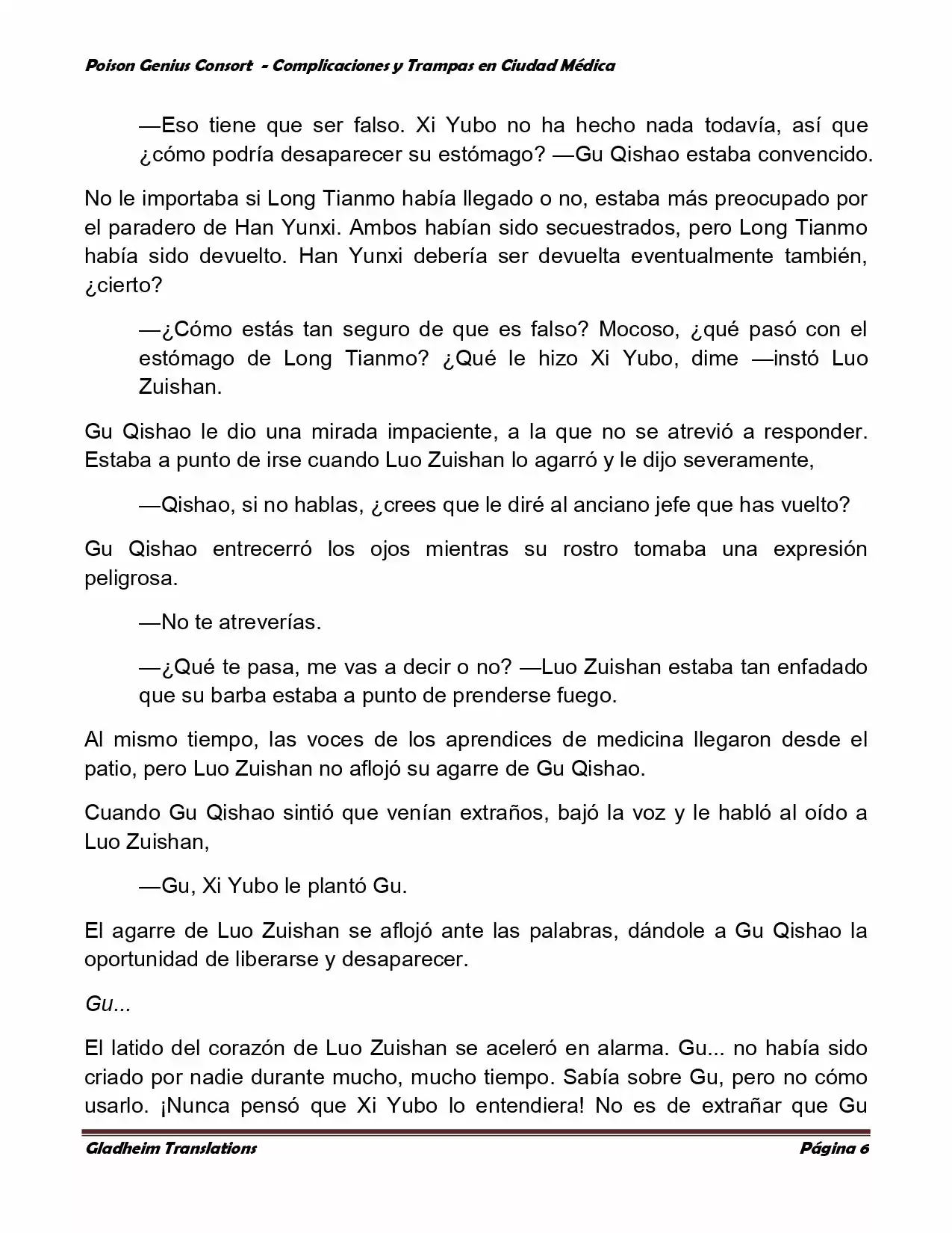 Poison Genious Consort (Novela) - Capítulo 234 - Página 6 - LectorTMOo