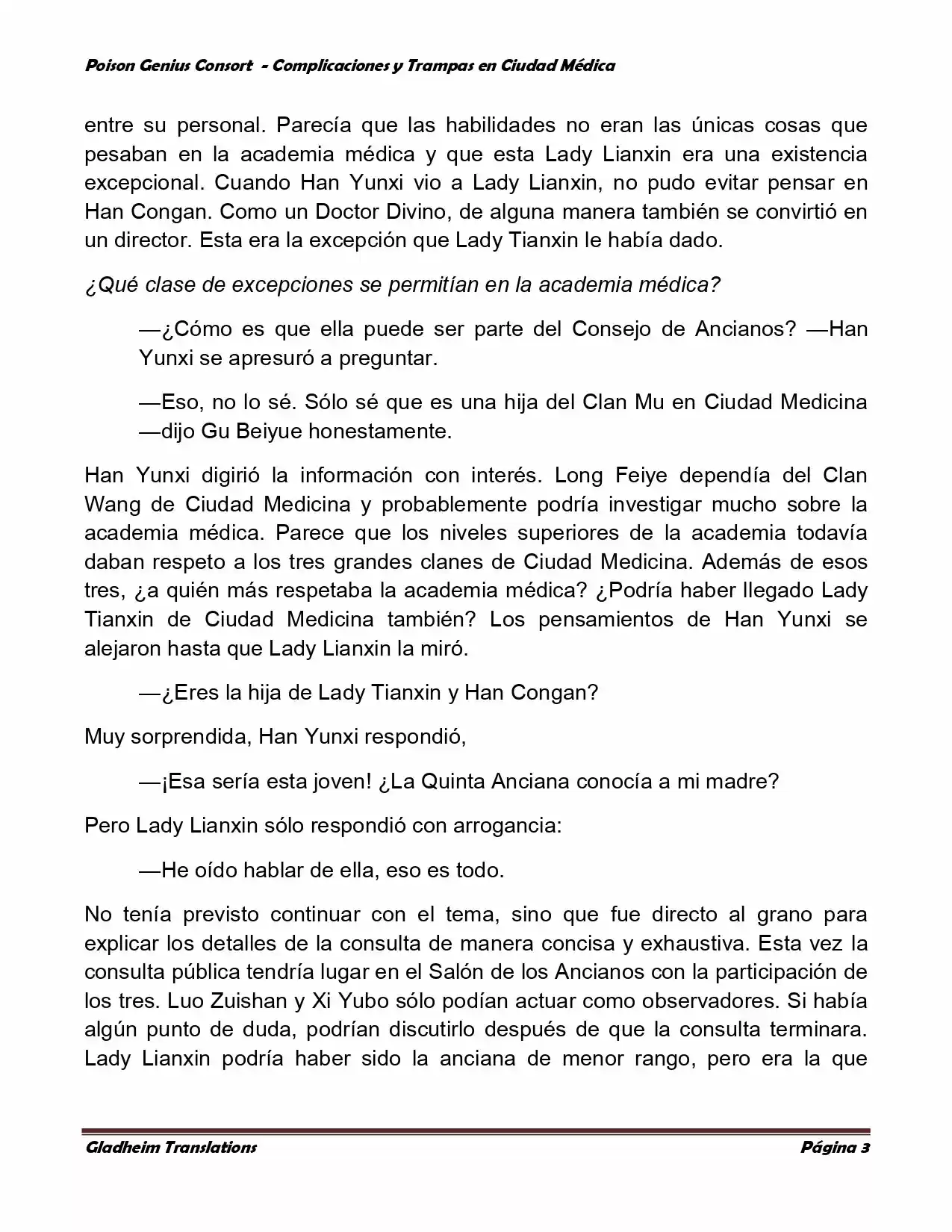 Poison Genious Consort (Novela) - Capítulo 235 - Página 3 - LectorTMOo