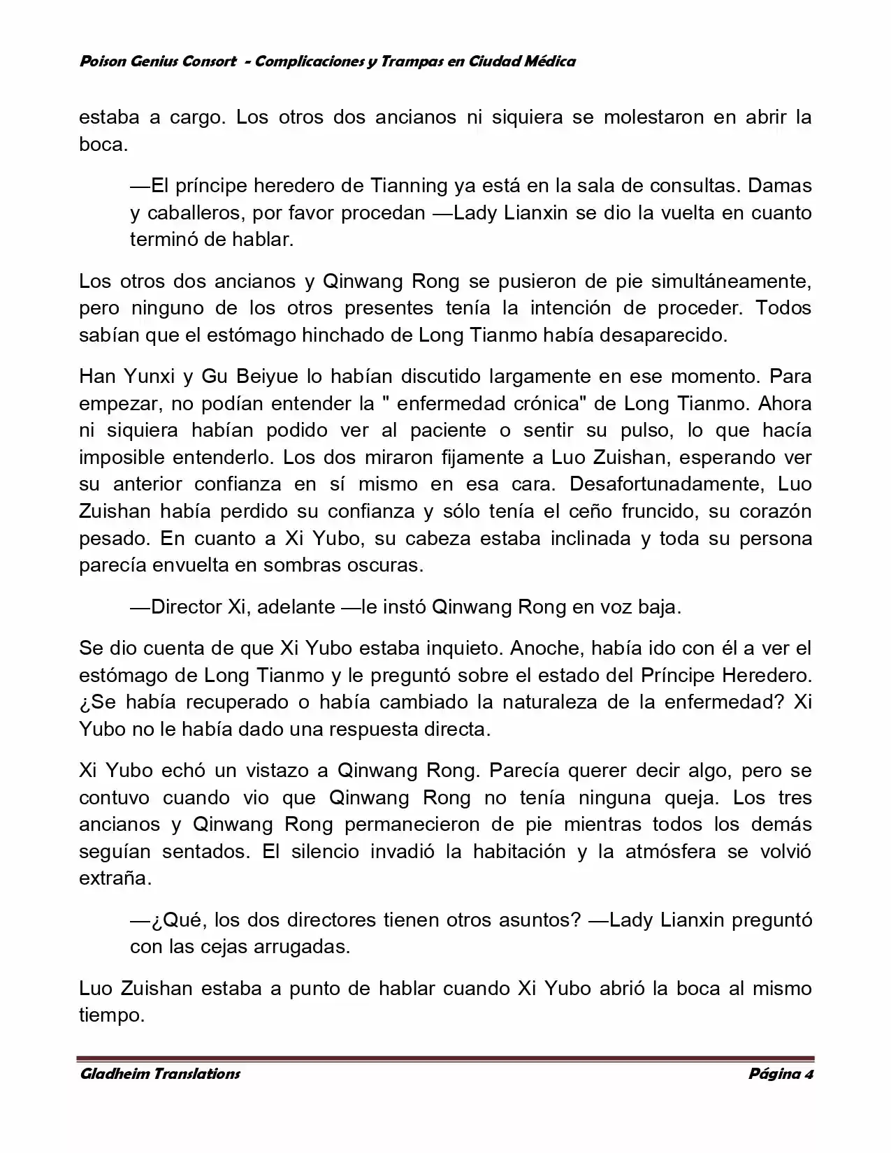 Poison Genious Consort (Novela) - Capítulo 235 - Página 4 - LectorTMOo