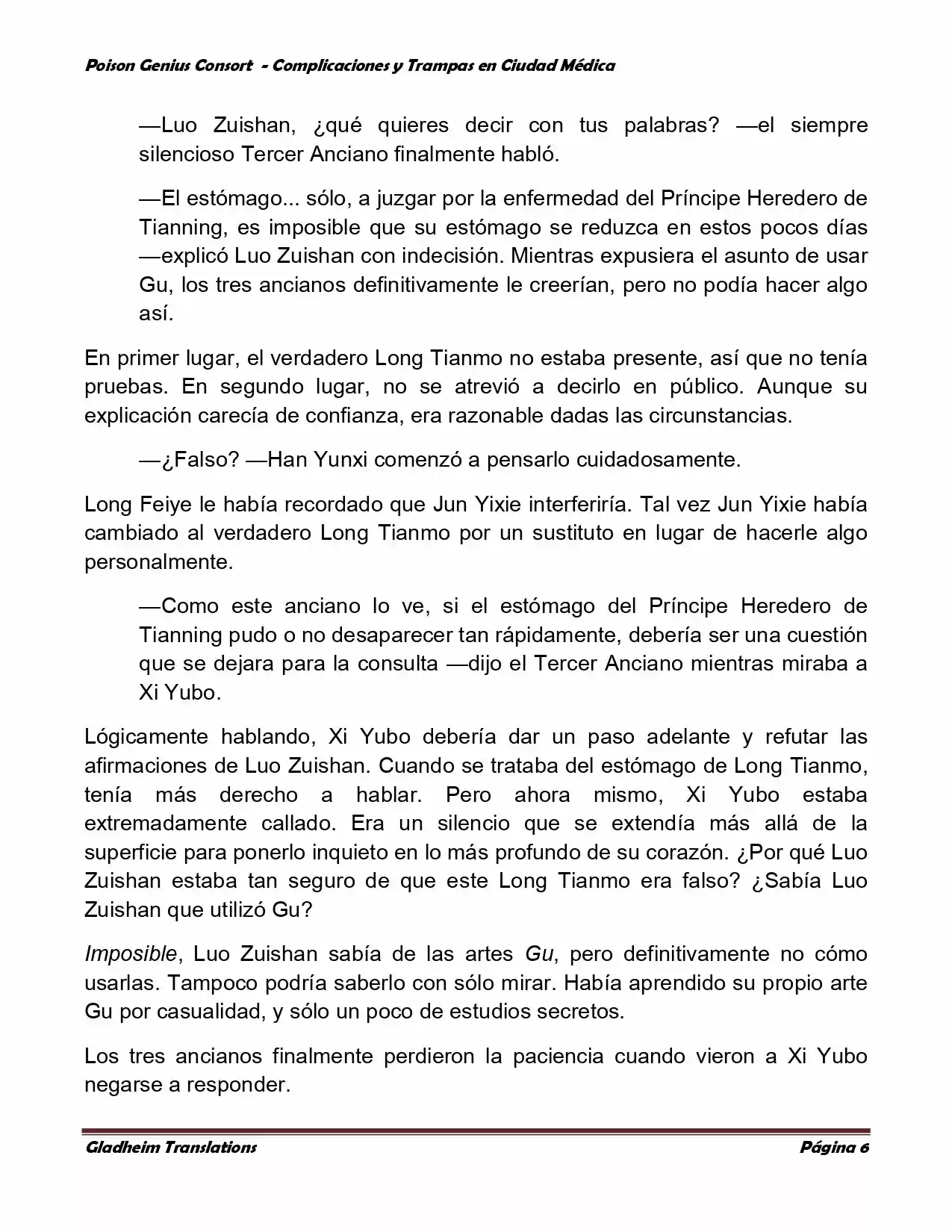 Poison Genious Consort (Novela) - Capítulo 235 - Página 6 - LectorTMOo