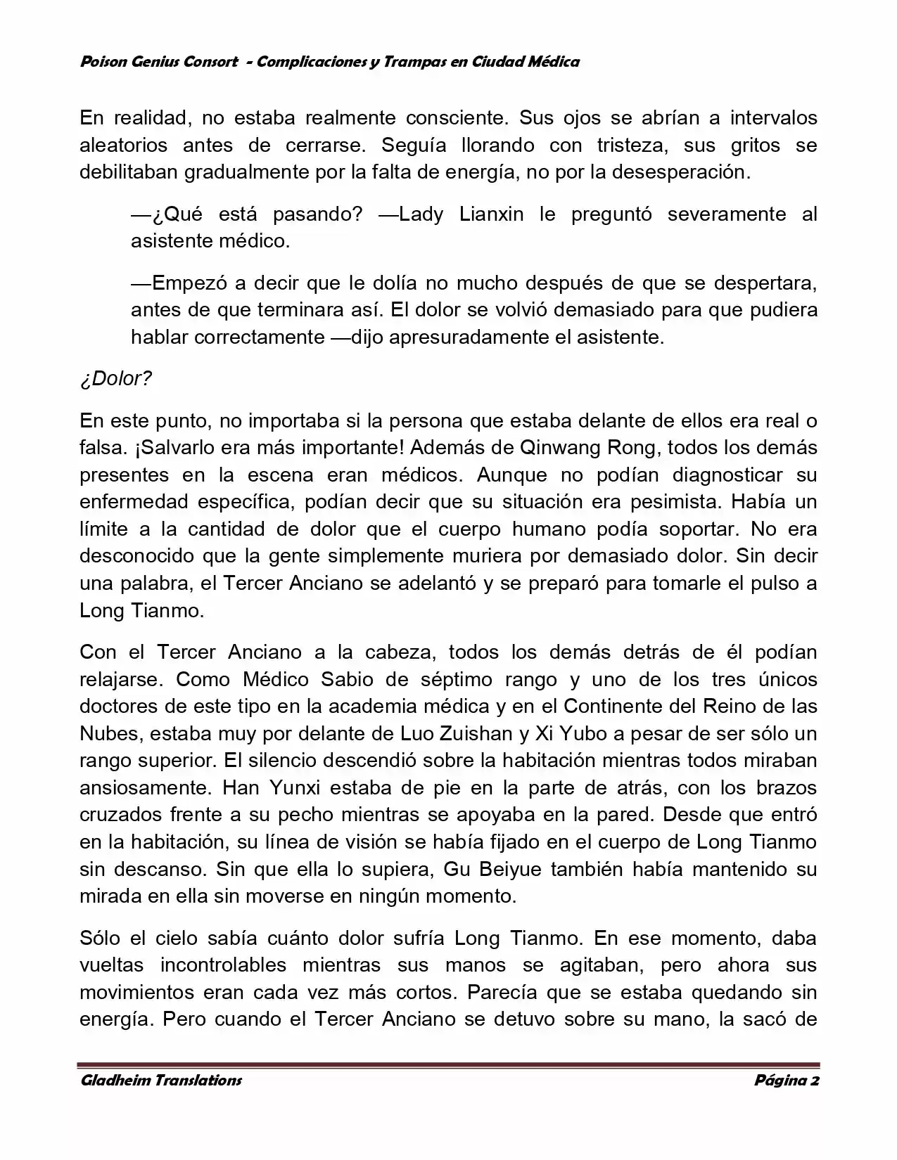 Poison Genious Consort (Novela) - Capítulo 236 - Página 2 - LectorTMOo