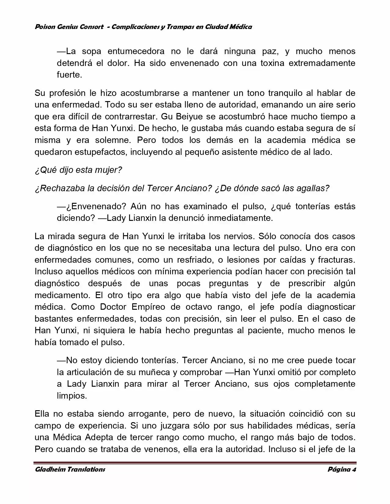 Poison Genious Consort (Novela) - Capítulo 236 - Página 4 - LectorTMOo
