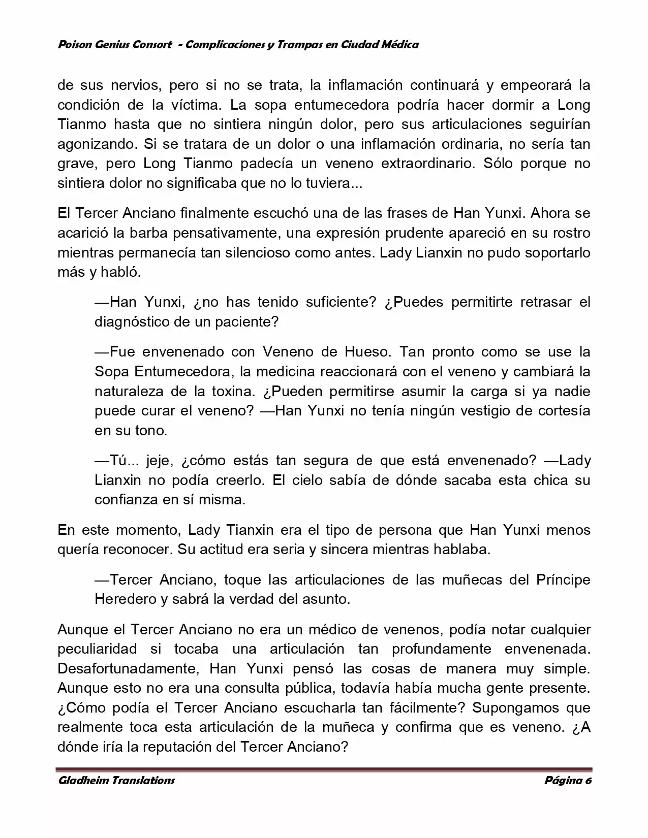 Poison Genious Consort (Novela) - Capítulo 236 - Página 6 - LectorTMOo