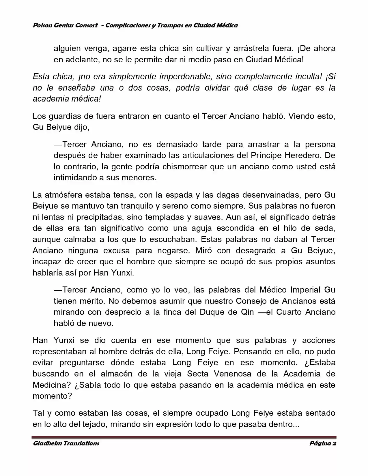 Poison Genious Consort (Novela) - Capítulo 237 - Página 2 - LectorTMOo