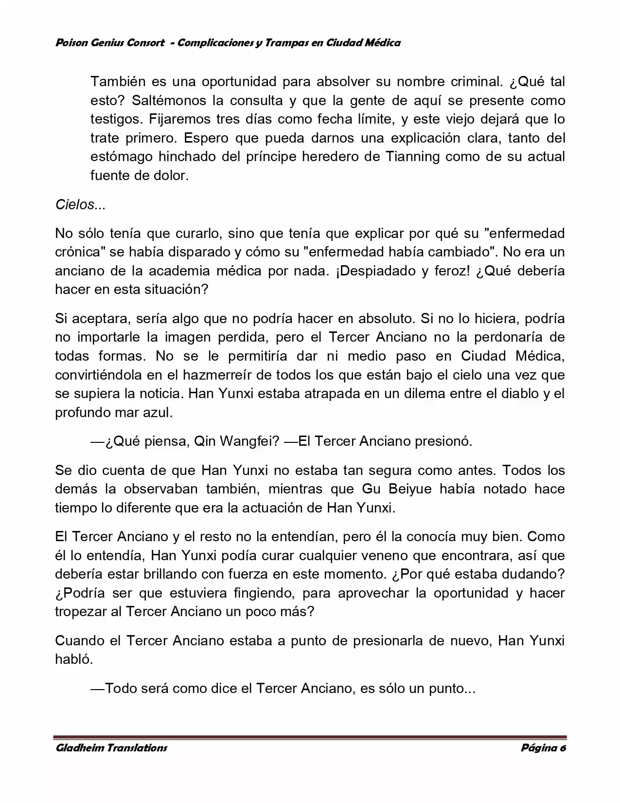 Poison Genious Consort (Novela) - Capítulo 237 - Página 6 - LectorTMOo