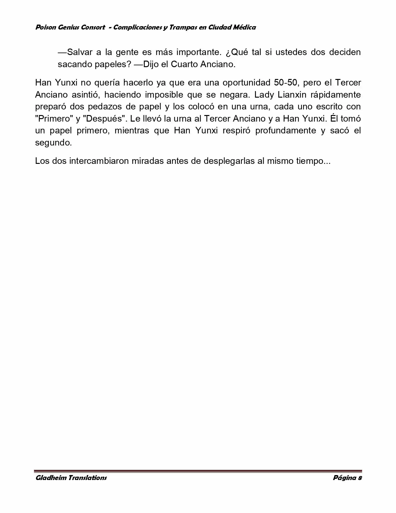 Poison Genious Consort (Novela) - Capítulo 237 - Página 8 - LectorTMOo