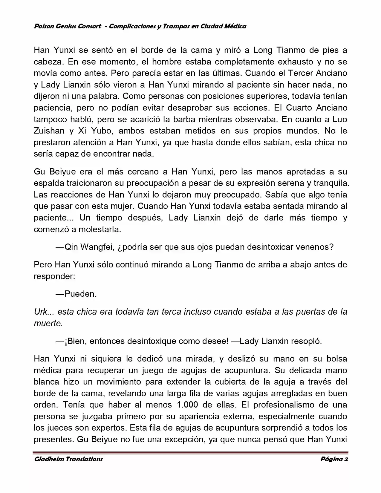 Poison Genious Consort (Novela) - Capítulo 238 - Página 2 - LectorTMOo