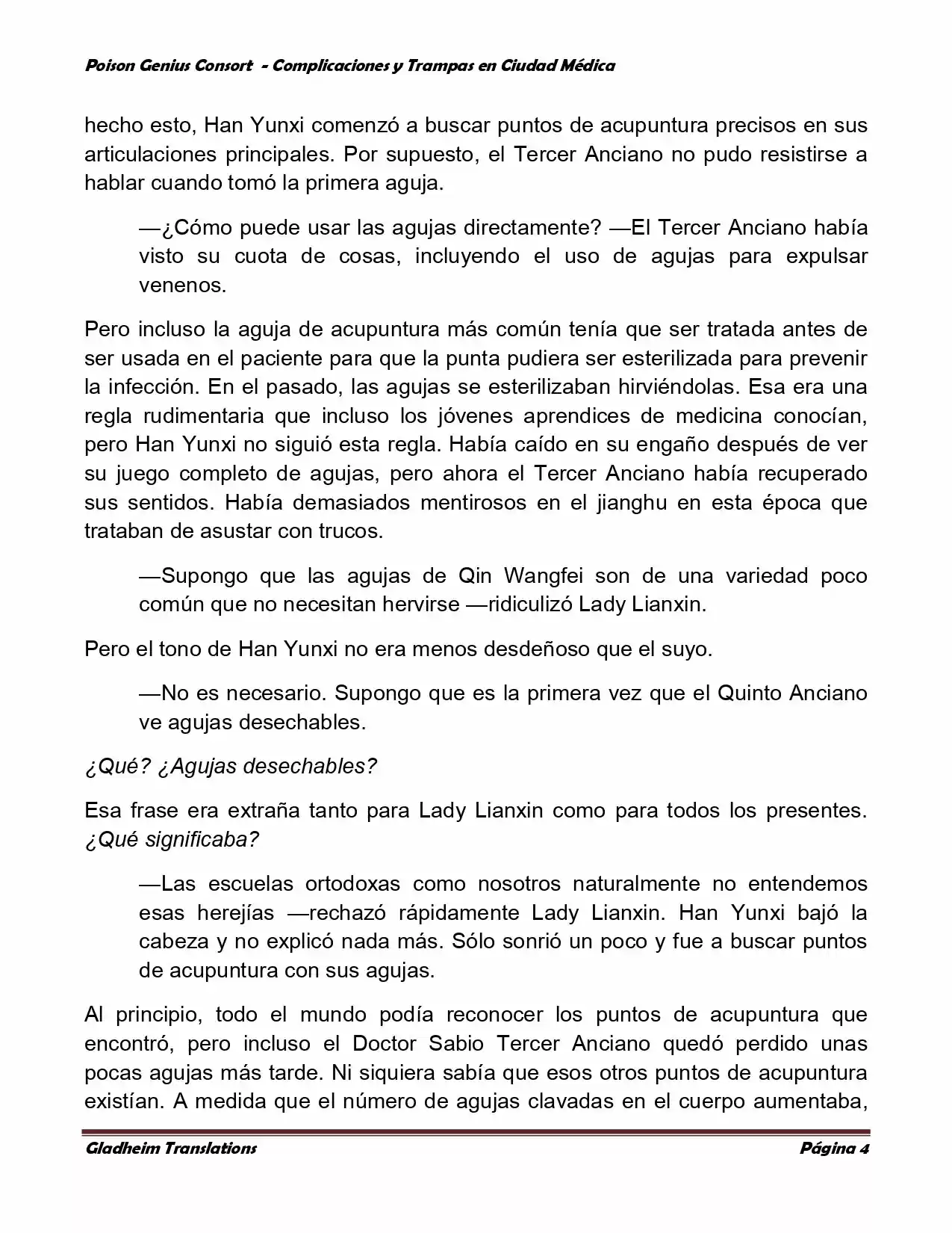 Poison Genious Consort (Novela) - Capítulo 238 - Página 4 - LectorTMOo