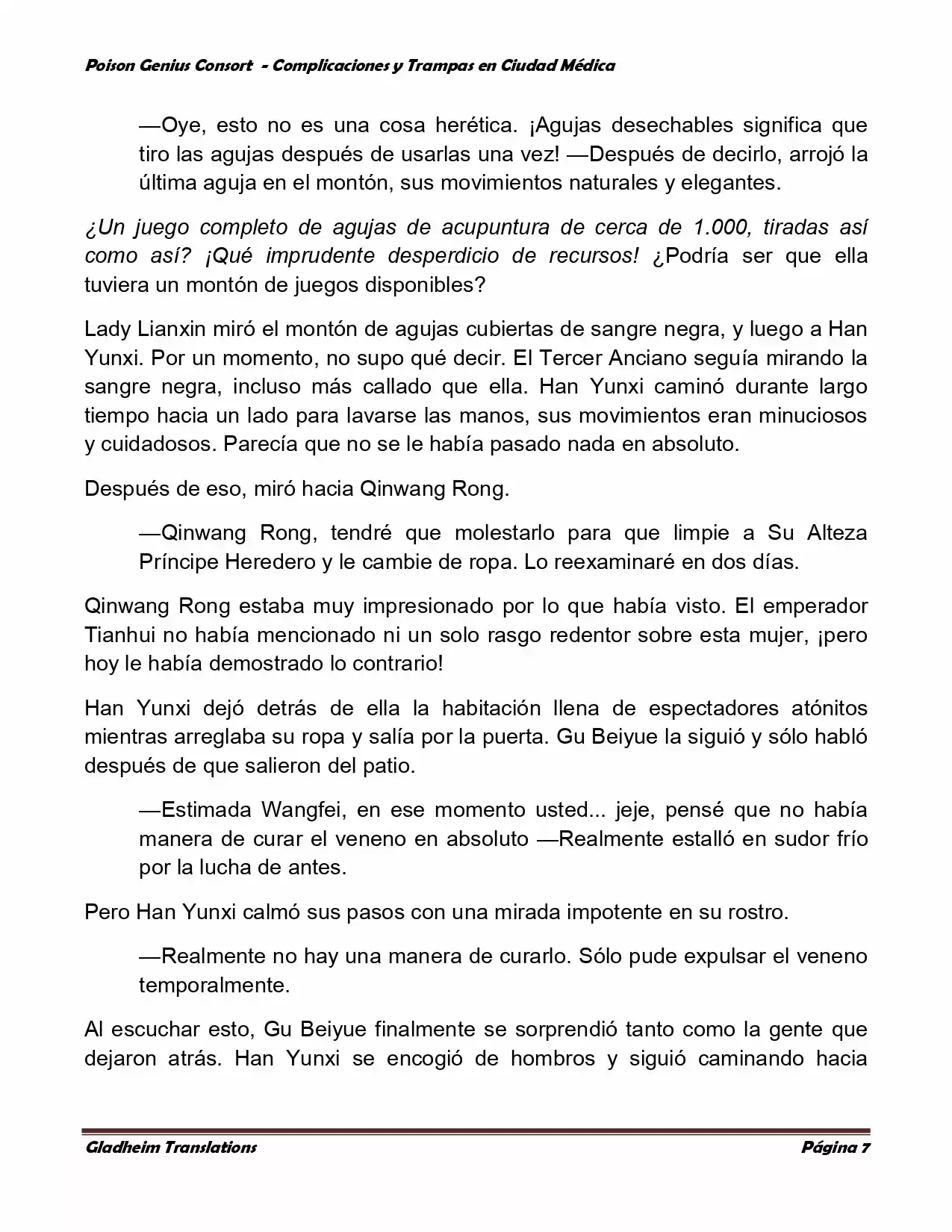 Poison Genious Consort (Novela) - Capítulo 238 - Página 7 - LectorTMOo