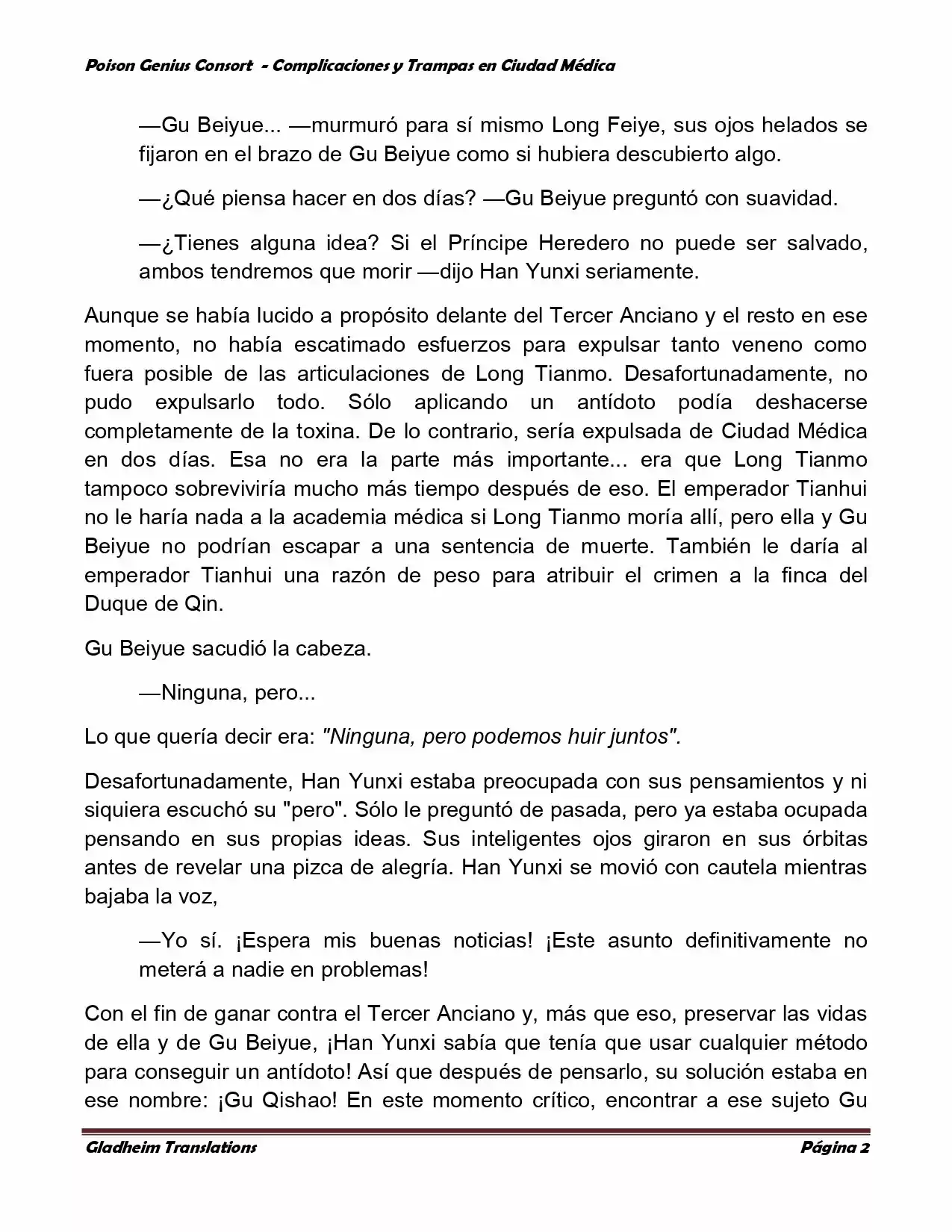Poison Genious Consort (Novela) - Capítulo 239 - Página 2 - LectorTMOo