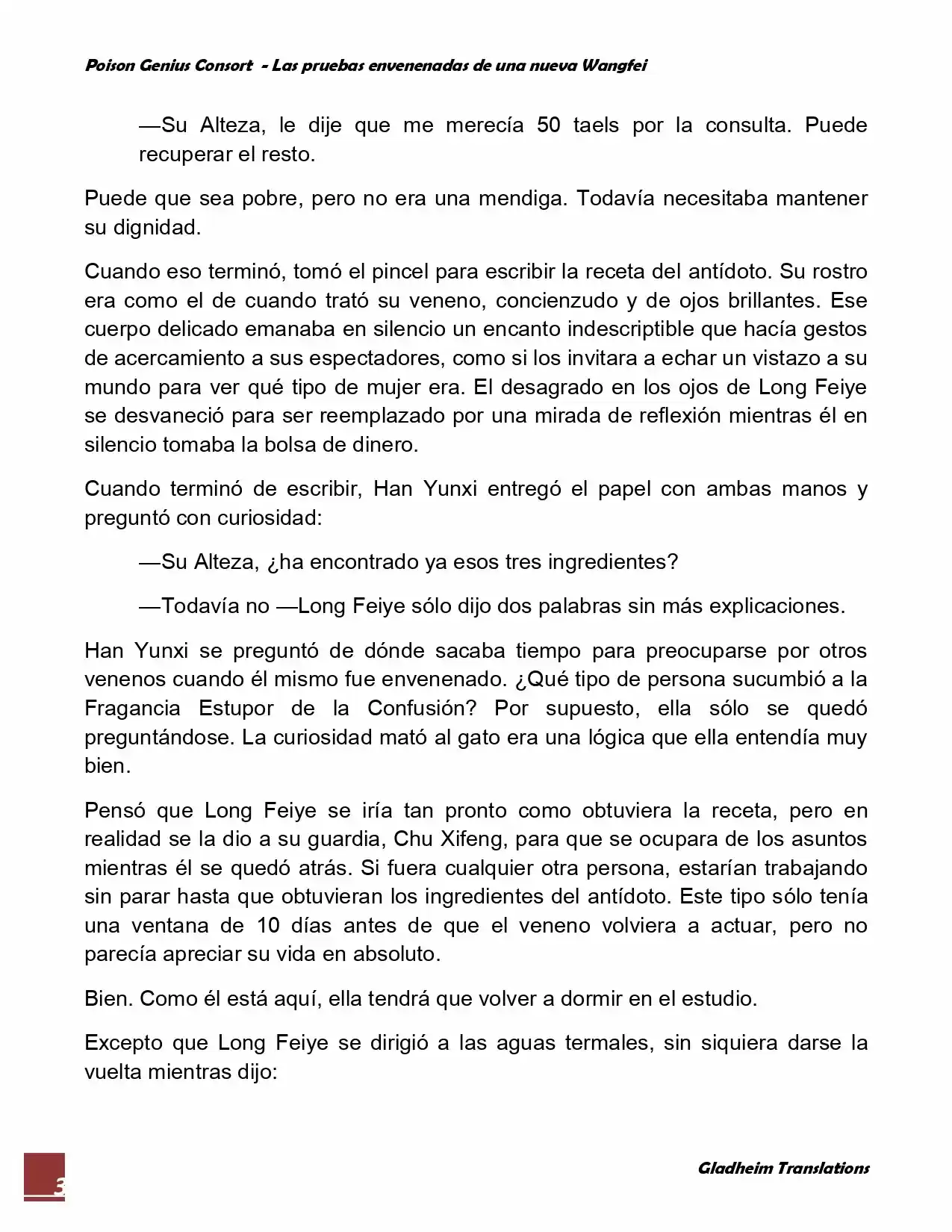 Poison Genious Consort (Novela) - Capítulo 24 - Página 3 - LectorTMOo
