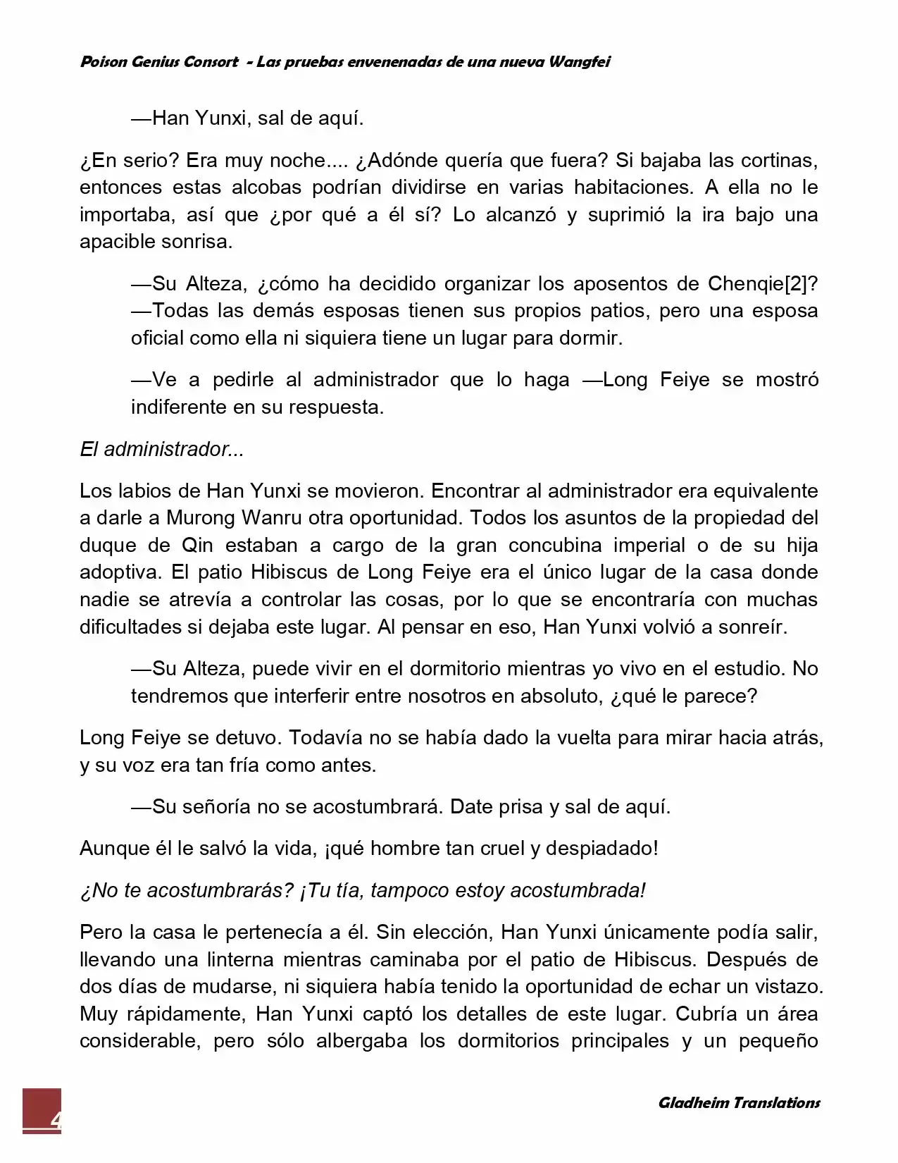 Poison Genious Consort (Novela) - Capítulo 24 - Página 4 - LectorTMOo