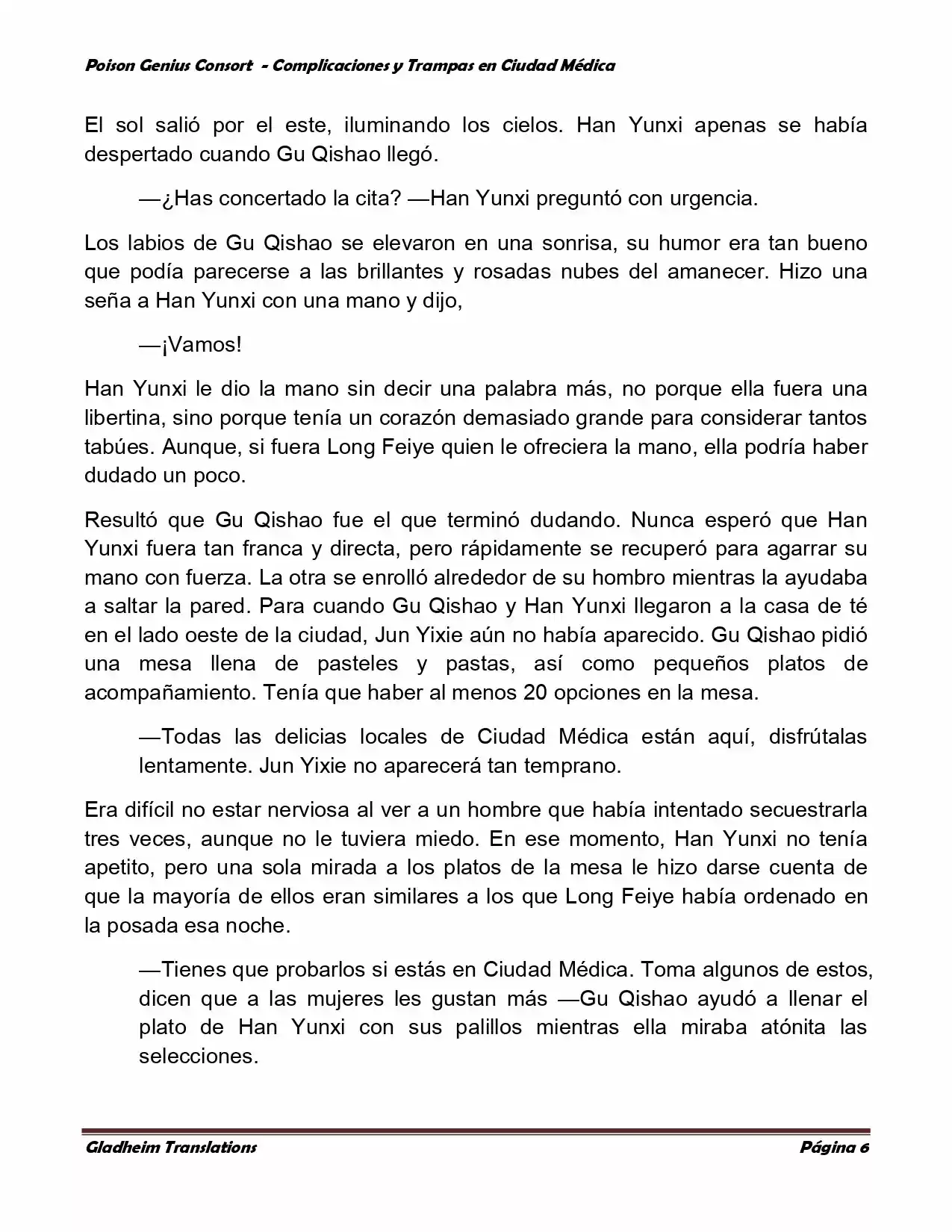 Poison Genious Consort (Novela) - Capítulo 240 - Página 6 - LectorTMOo