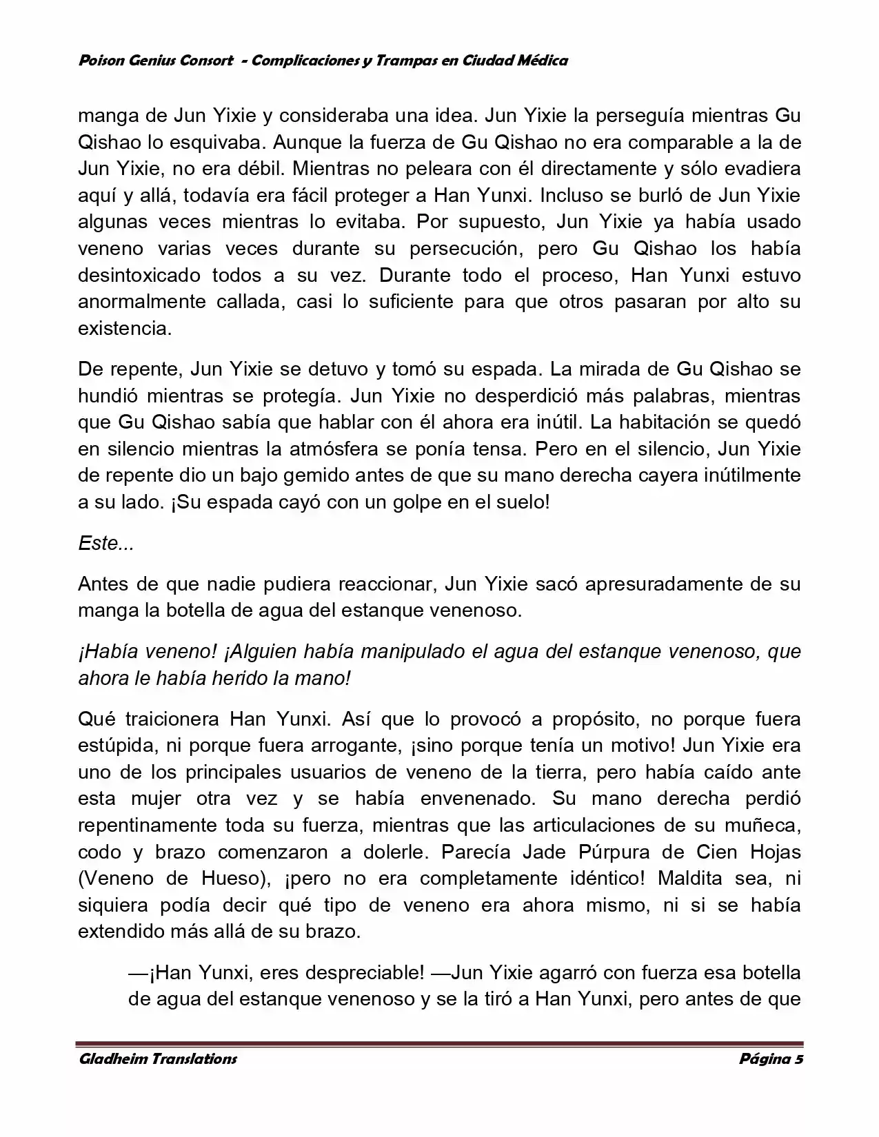 Poison Genious Consort (Novela) - Capítulo 242 - Página 4 - LectorTMOo