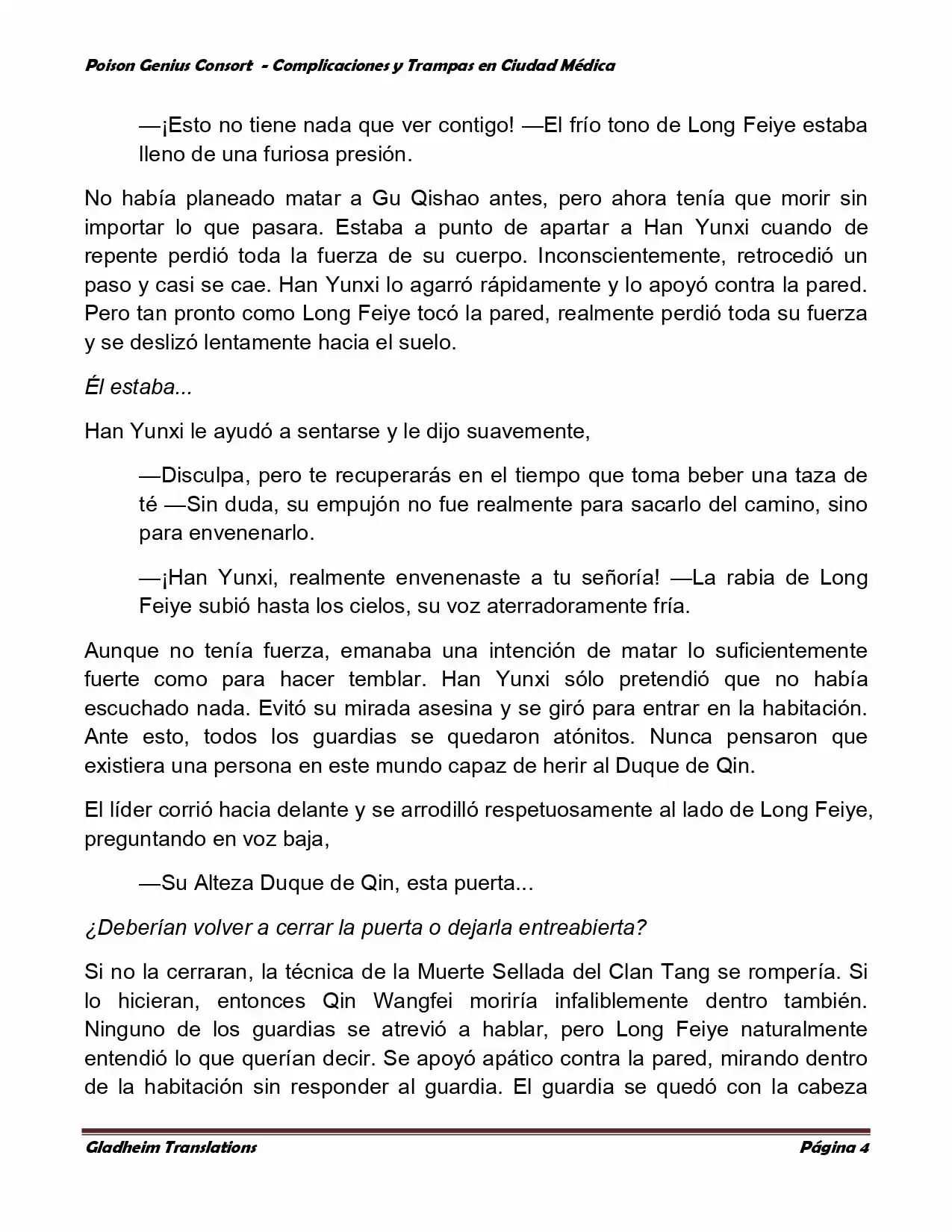 Poison Genious Consort (Novela) - Capítulo 243 - Página 3 - LectorTMOo