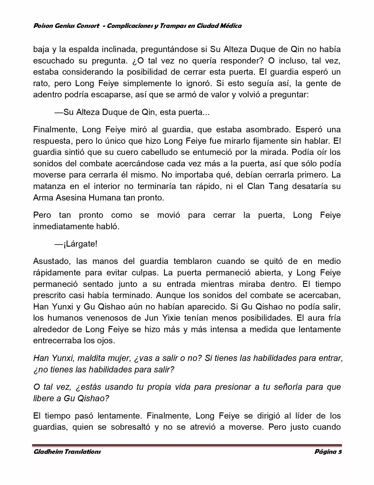 Poison Genious Consort (Novela) - Capítulo 243 - Página 4 - LectorTMOo
