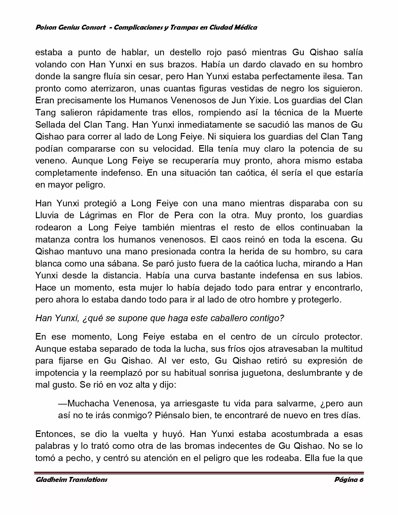 Poison Genious Consort (Novela) - Capítulo 243 - Página 5 - LectorTMOo