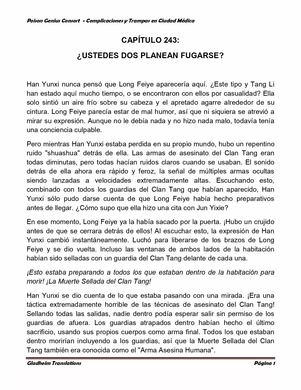 Poison Genious Consort (Novela) - Capítulo 243 - Página 8 - LectorTMOo