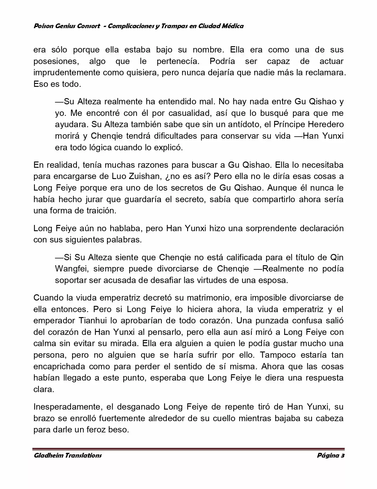 Poison Genious Consort (Novela) - Capítulo 244 - Página 3 - LectorTMOo