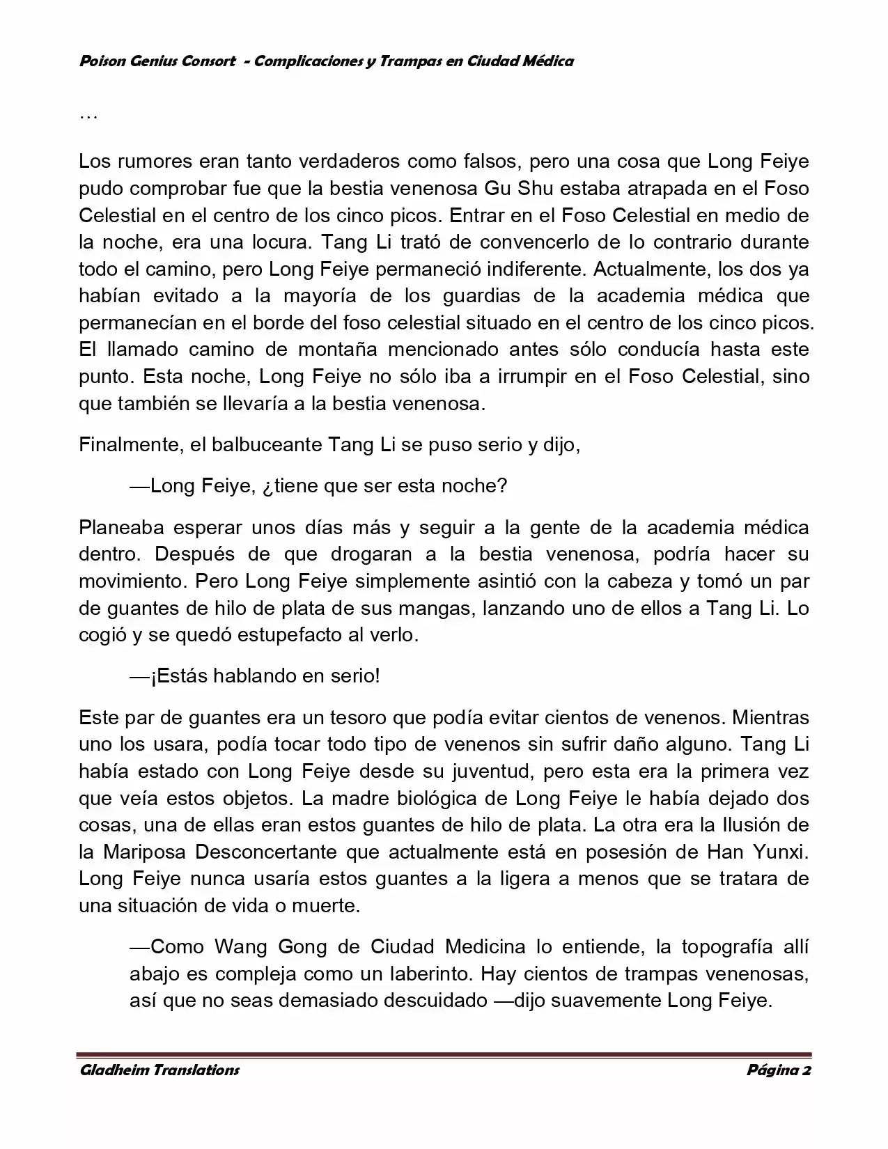 Poison Genious Consort (Novela) - Capítulo 245 - Página 2 - LectorTMOo