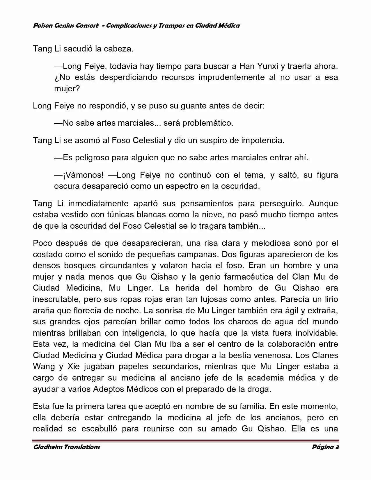 Poison Genious Consort (Novela) - Capítulo 245 - Página 3 - LectorTMOo
