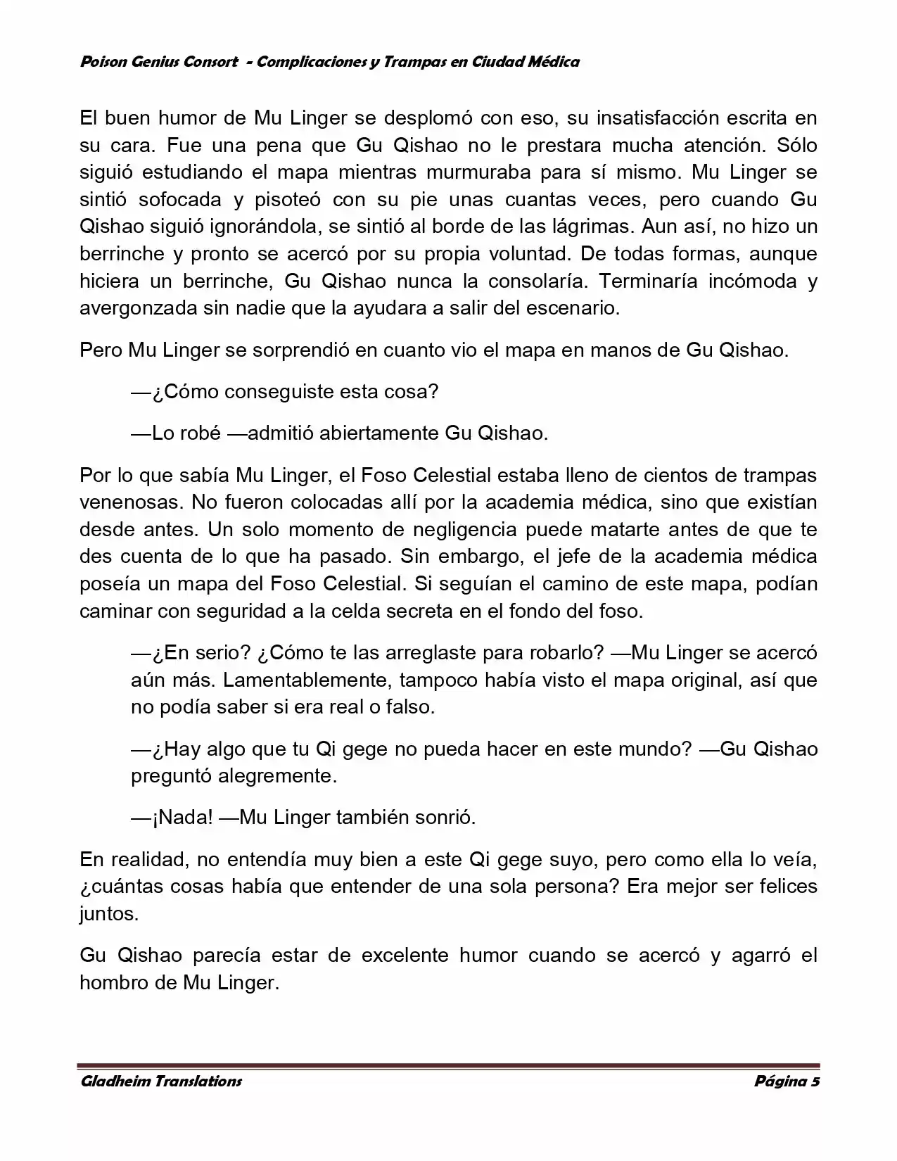 Poison Genious Consort (Novela) - Capítulo 245 - Página 5 - LectorTMOo
