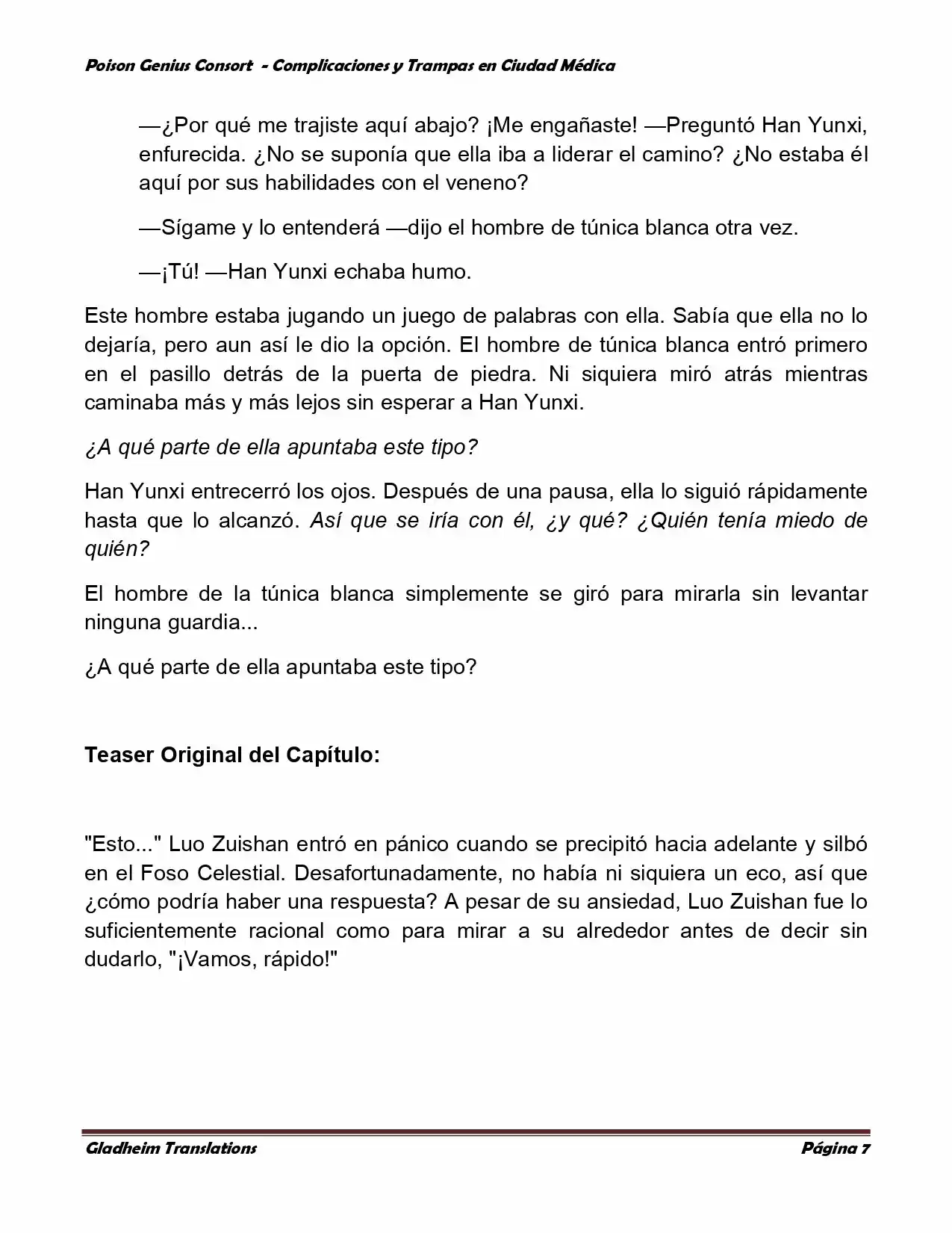 Poison Genious Consort (Novela) - Capítulo 246 - Página 9 - LectorTMOo