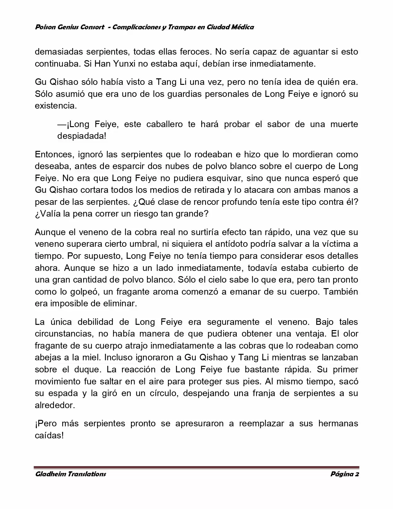 Poison Genious Consort (Novela) - Capítulo 248 - Página 2 - LectorTMOo