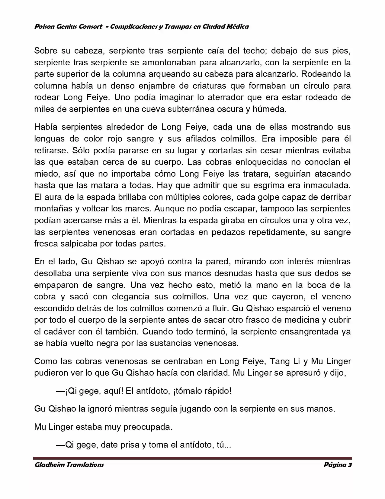 Poison Genious Consort (Novela) - Capítulo 248 - Página 3 - LectorTMOo