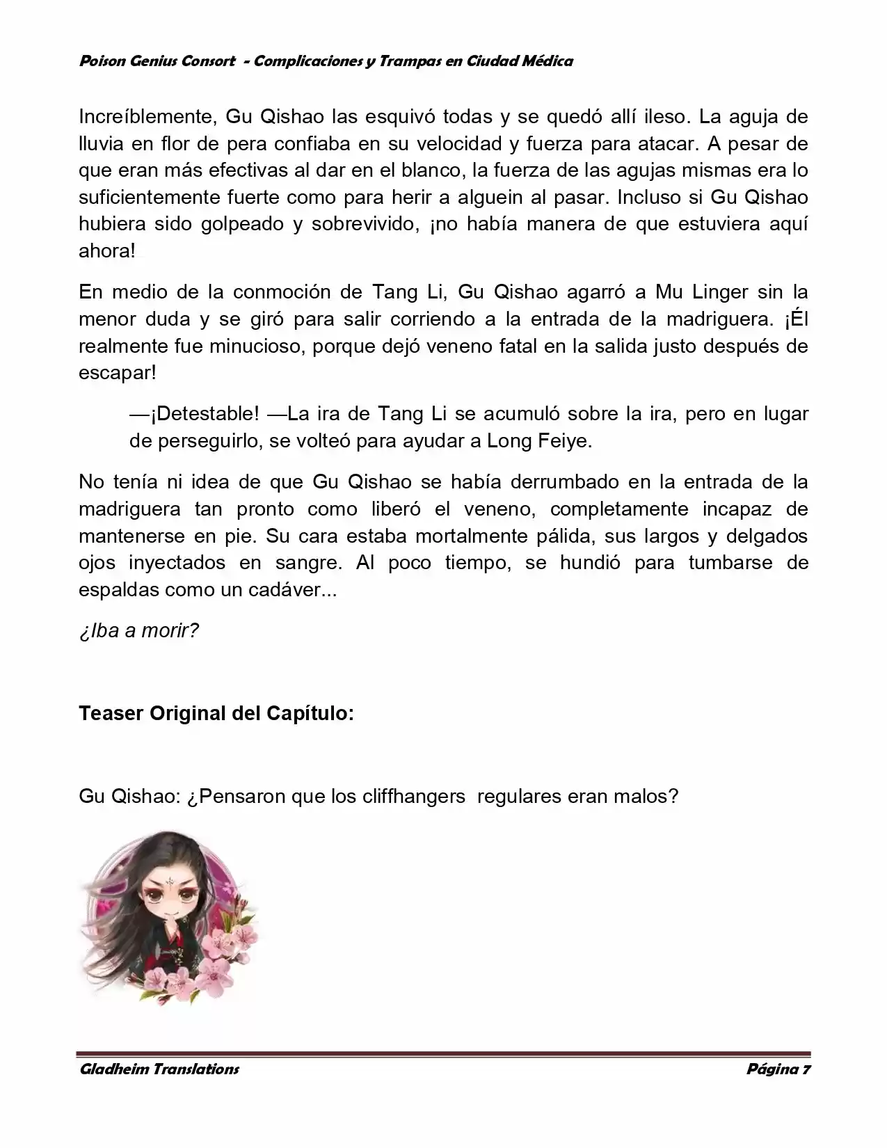 Poison Genious Consort (Novela) - Capítulo 248 - Página 5 - LectorTMOo