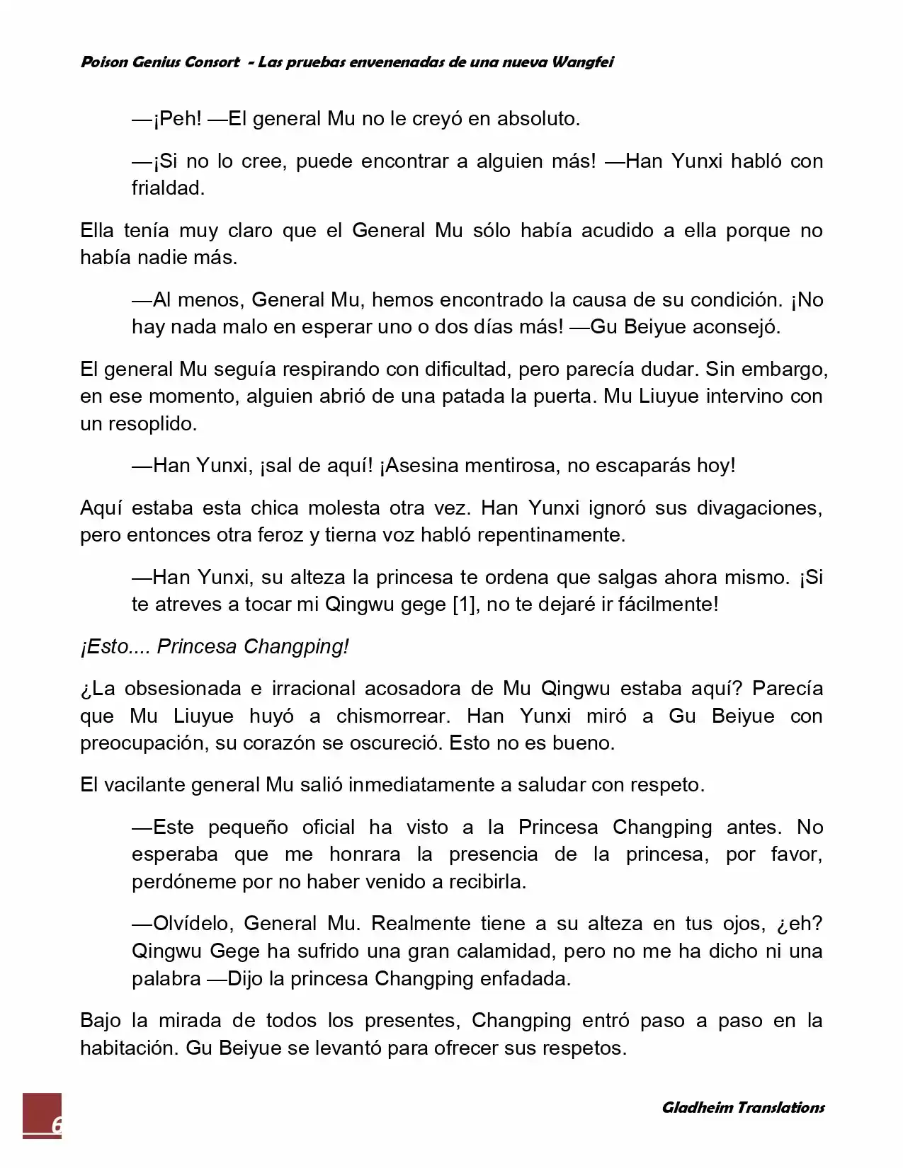 Poison Genious Consort (Novela) - Capítulo 25 - Página 6 - LectorTMOo