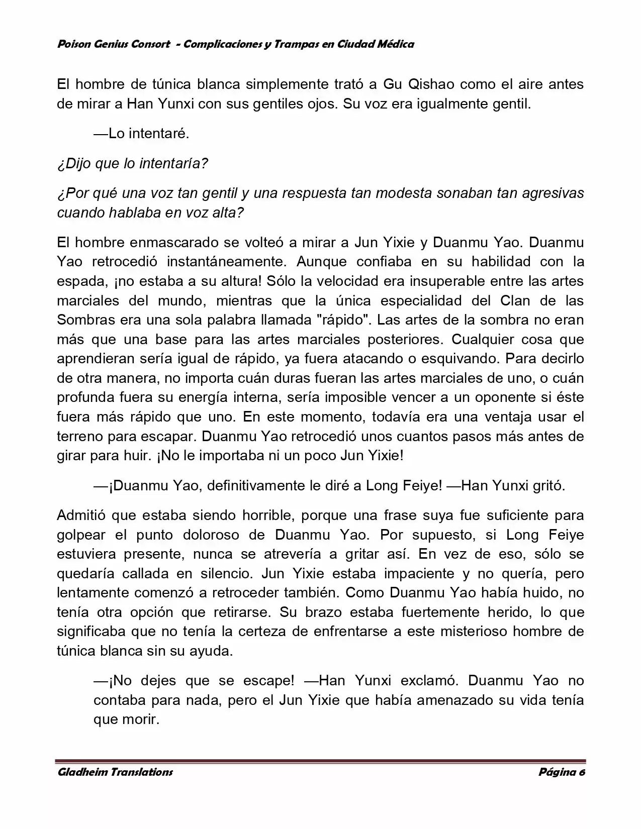 Poison Genious Consort (Novela) - Capítulo 250 - Página 6 - LectorTMOo