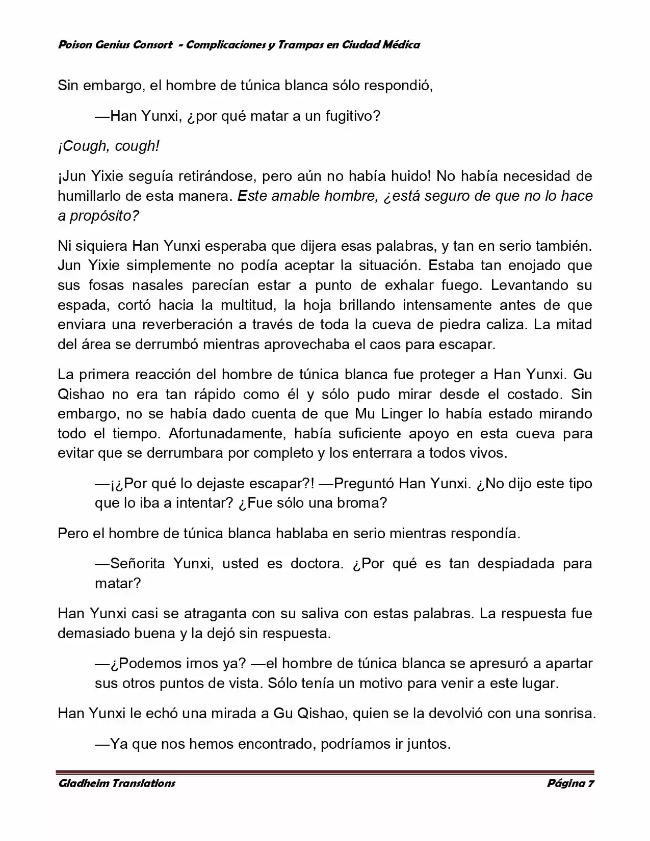 Poison Genious Consort (Novela) - Capítulo 250 - Página 7 - LectorTMOo