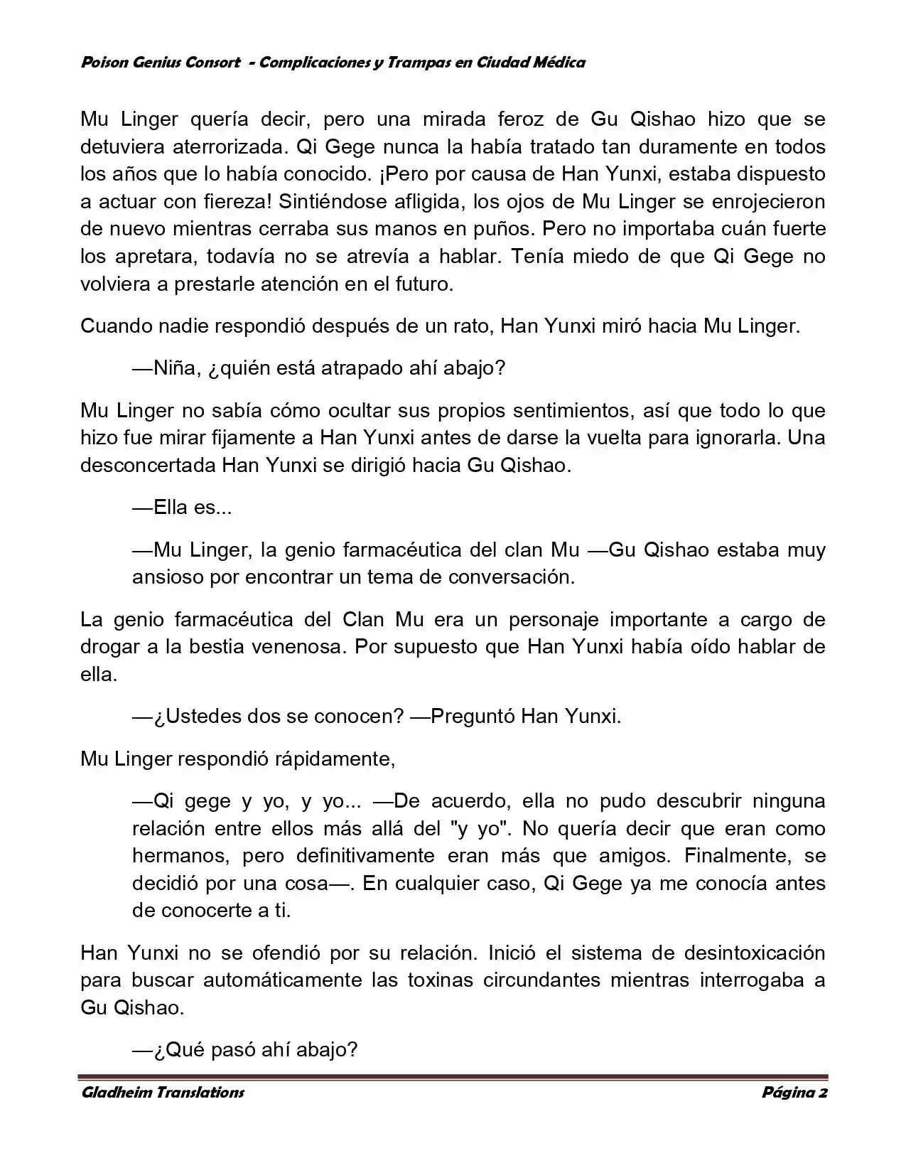 Poison Genious Consort (Novela) - Capítulo 251 - Página 2 - LectorTMOo