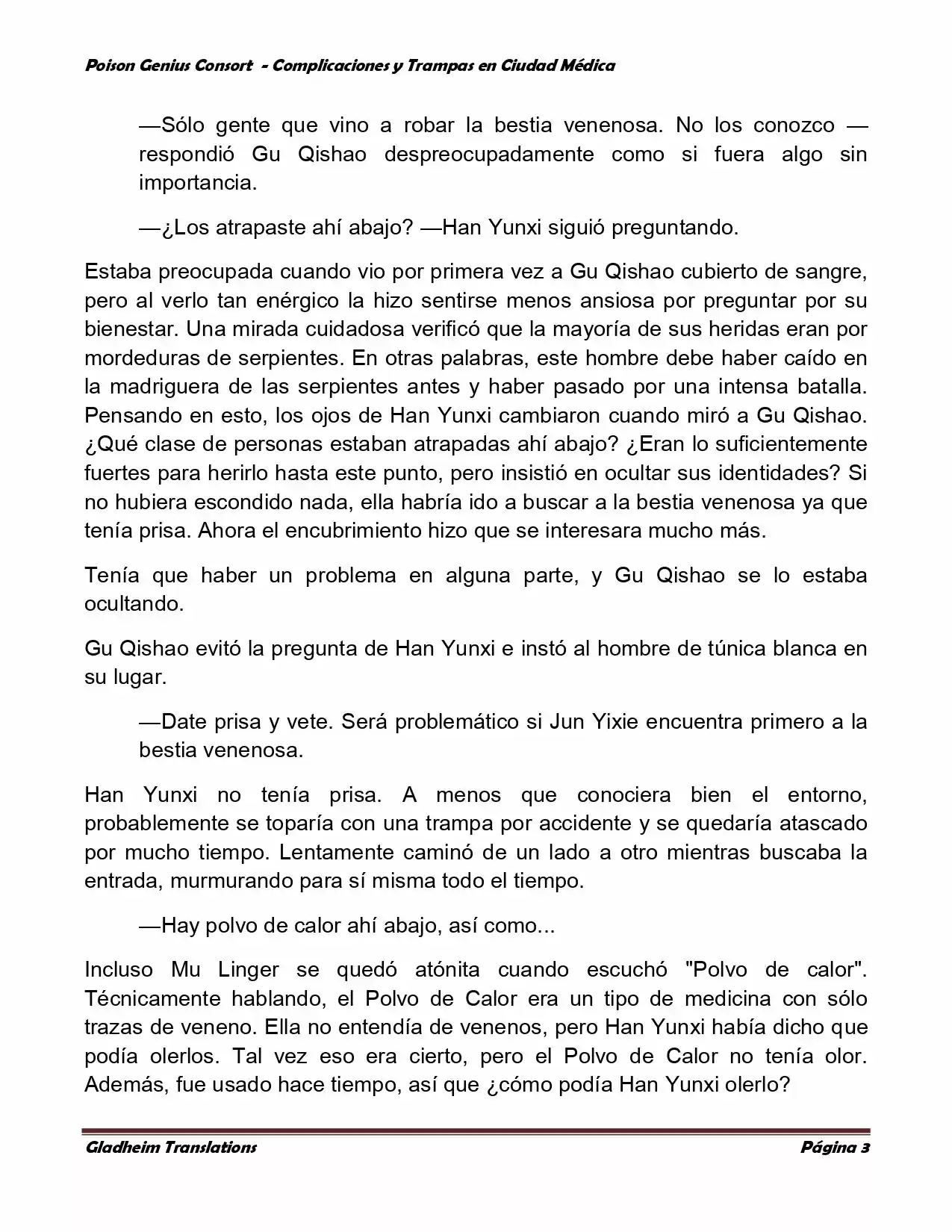 Poison Genious Consort (Novela) - Capítulo 251 - Página 3 - LectorTMOo