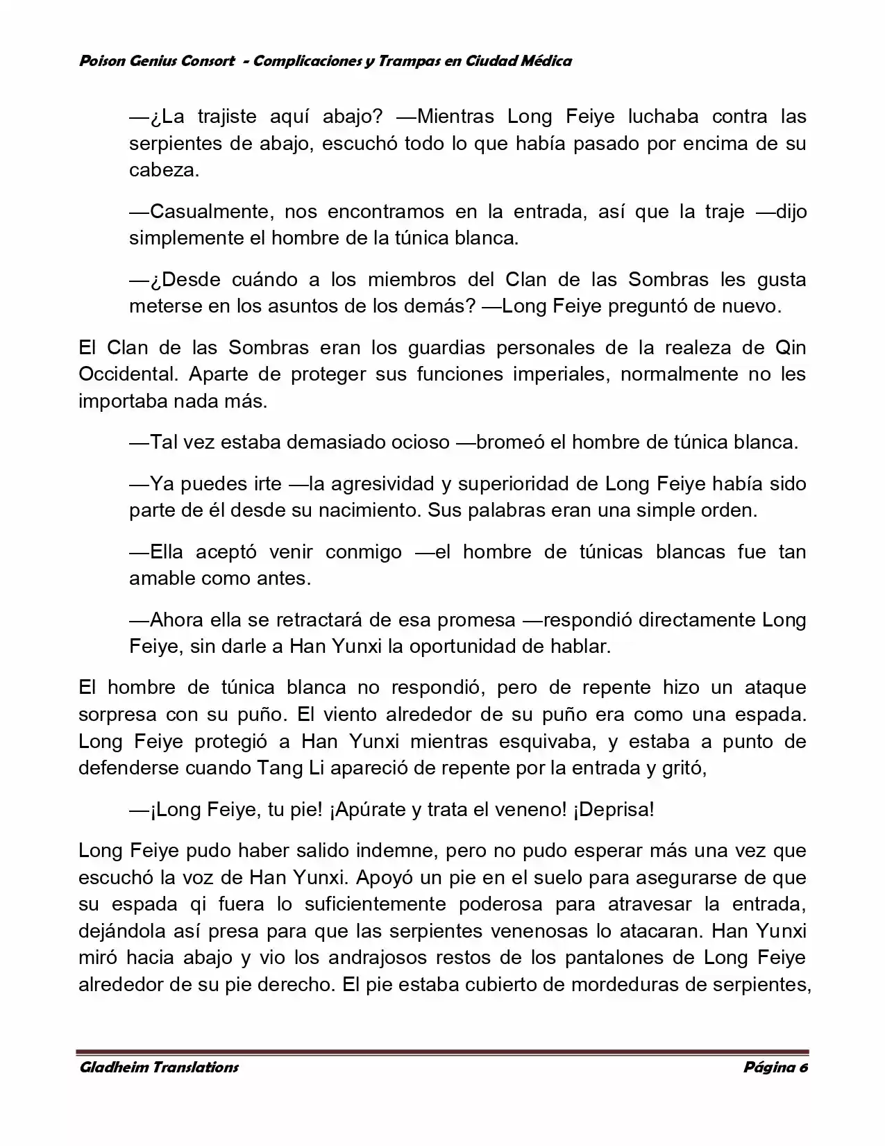 Poison Genious Consort (Novela) - Capítulo 251 - Página 6 - LectorTMOo