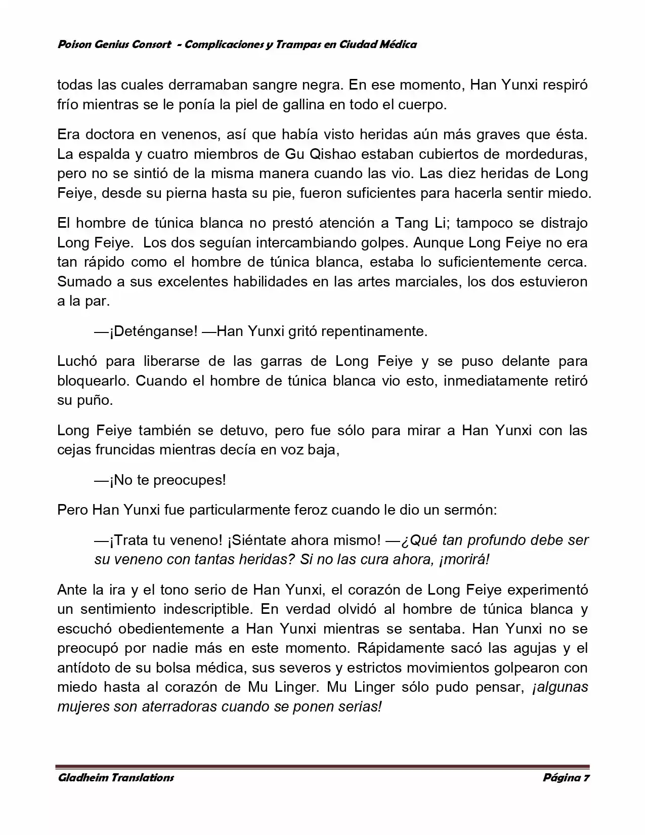 Poison Genious Consort (Novela) - Capítulo 251 - Página 7 - LectorTMOo