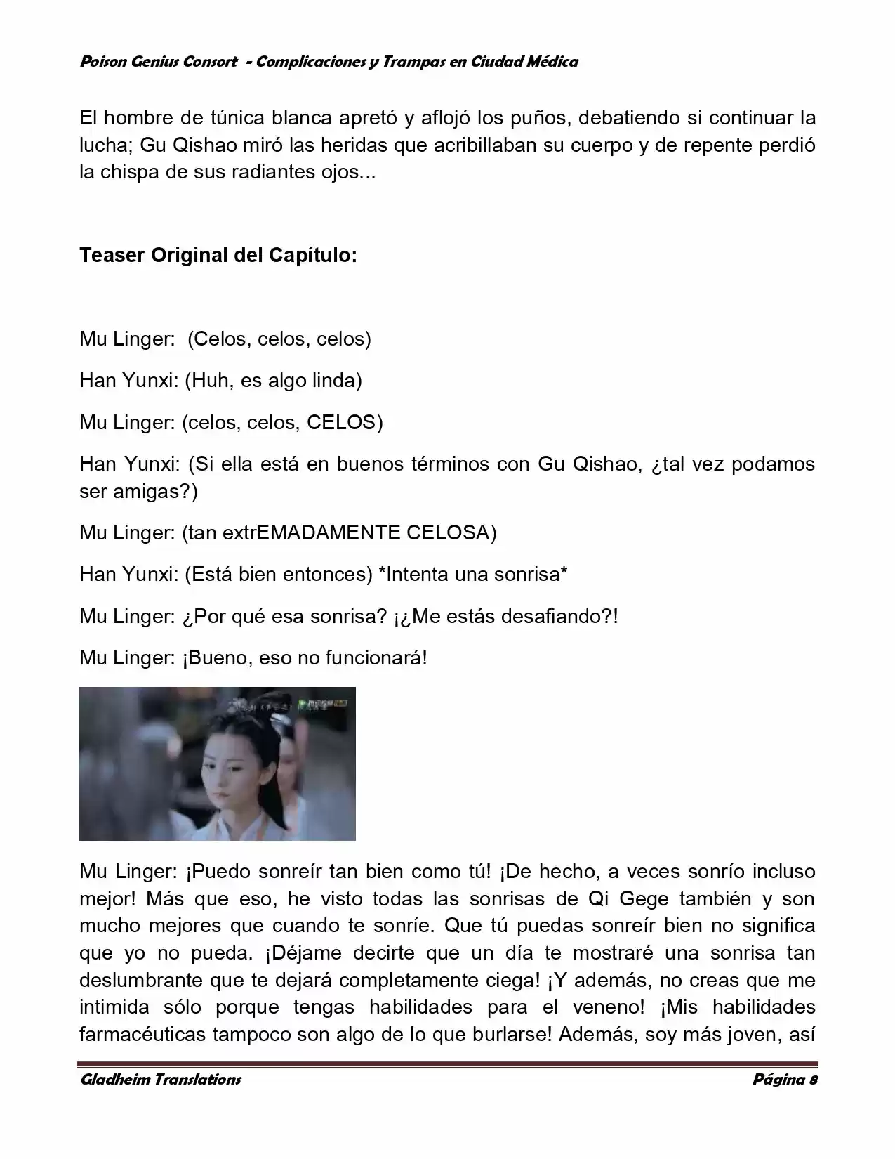 Poison Genious Consort (Novela) - Capítulo 251 - Página 8 - LectorTMOo