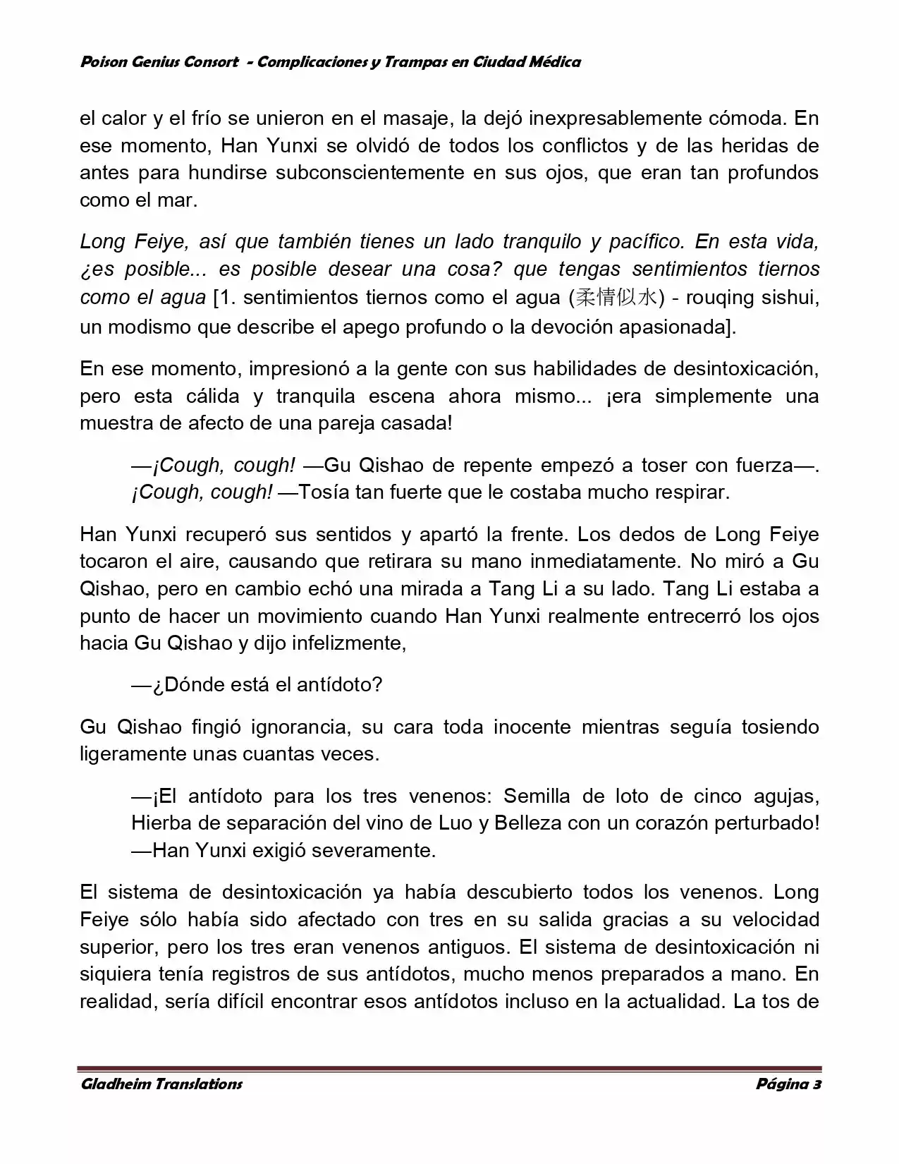 Poison Genious Consort (Novela) - Capítulo 252 - Página 3 - LectorTMOo